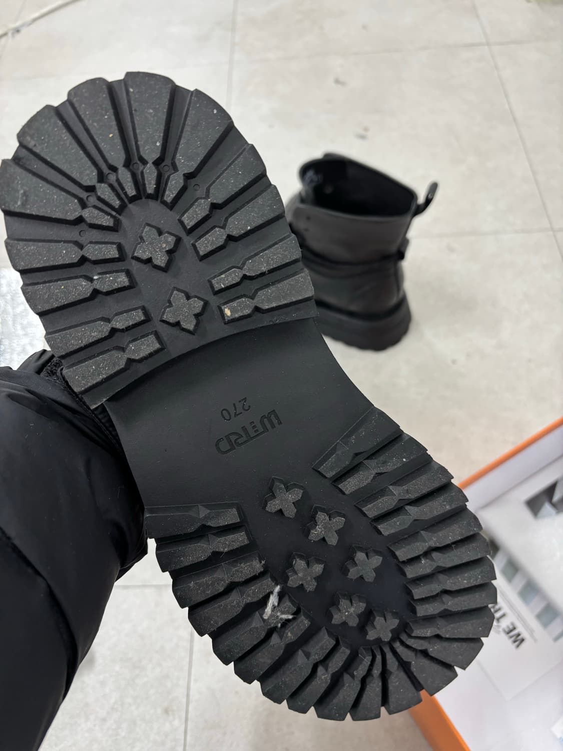 위더로드 홀스레더 7홀 컴뱃 부츠 270 상품이미지2