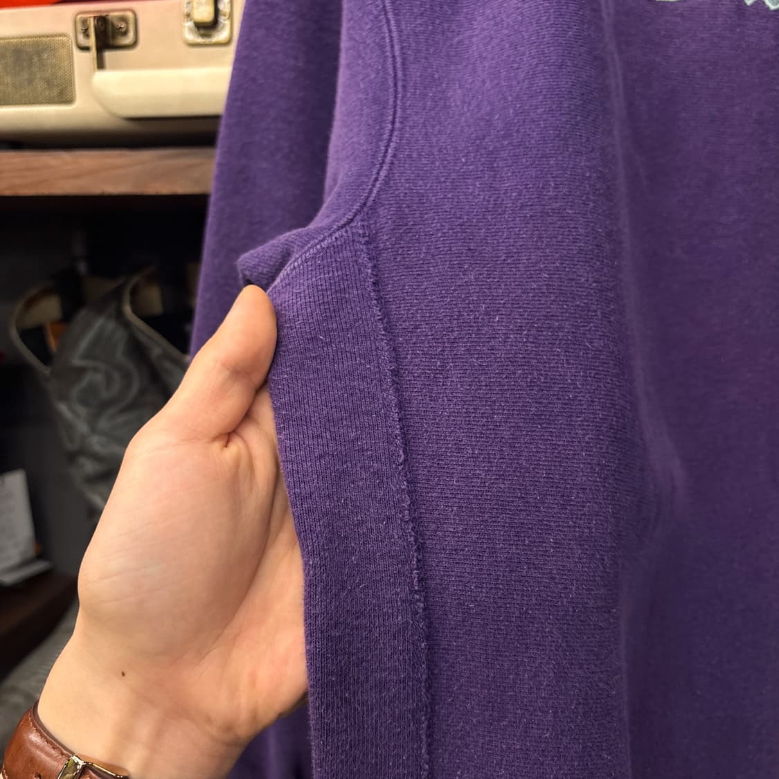 90s 챔피온 리버스위브 엠브로이드 로고 크루넥 스웻셔츠 N1222 상품이미지6