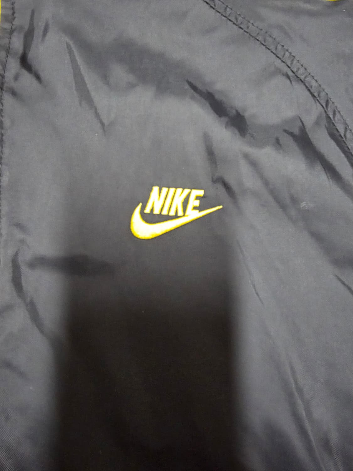 나이키 블랙옐로우 후드 집업 100 (실측 67/54) 상품이미지2
