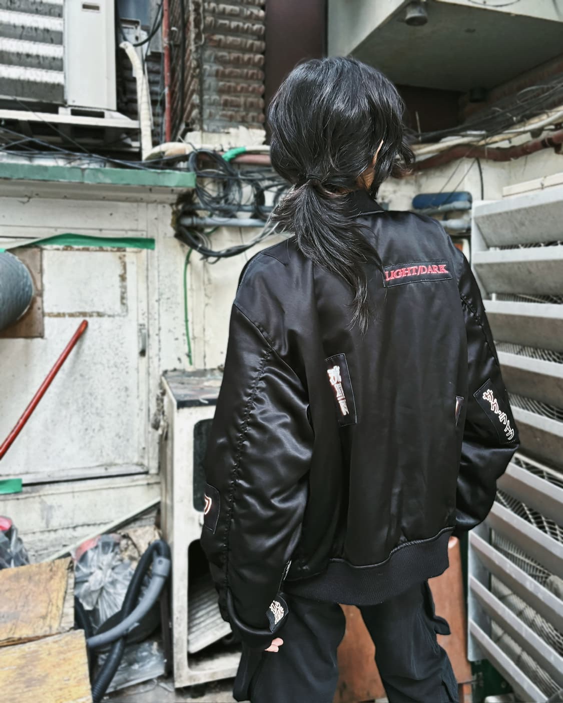 혜인 서 15fw 패치 디테일 봄버 자켓 상품이미지7