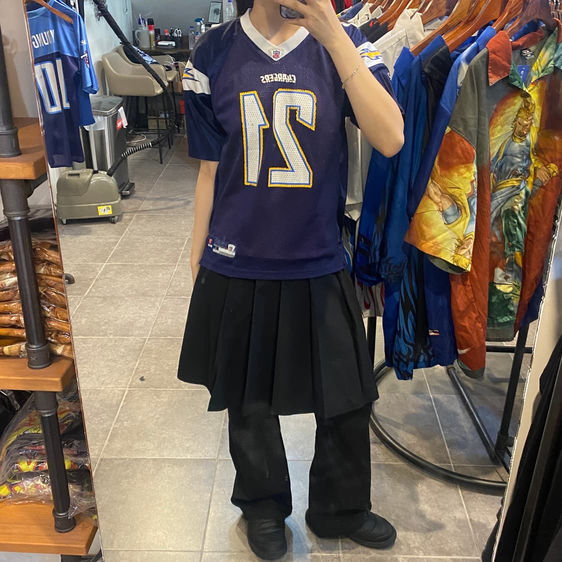 [NO.9] NFL 풋볼 져지 반팔티 네이비 상품이미지5