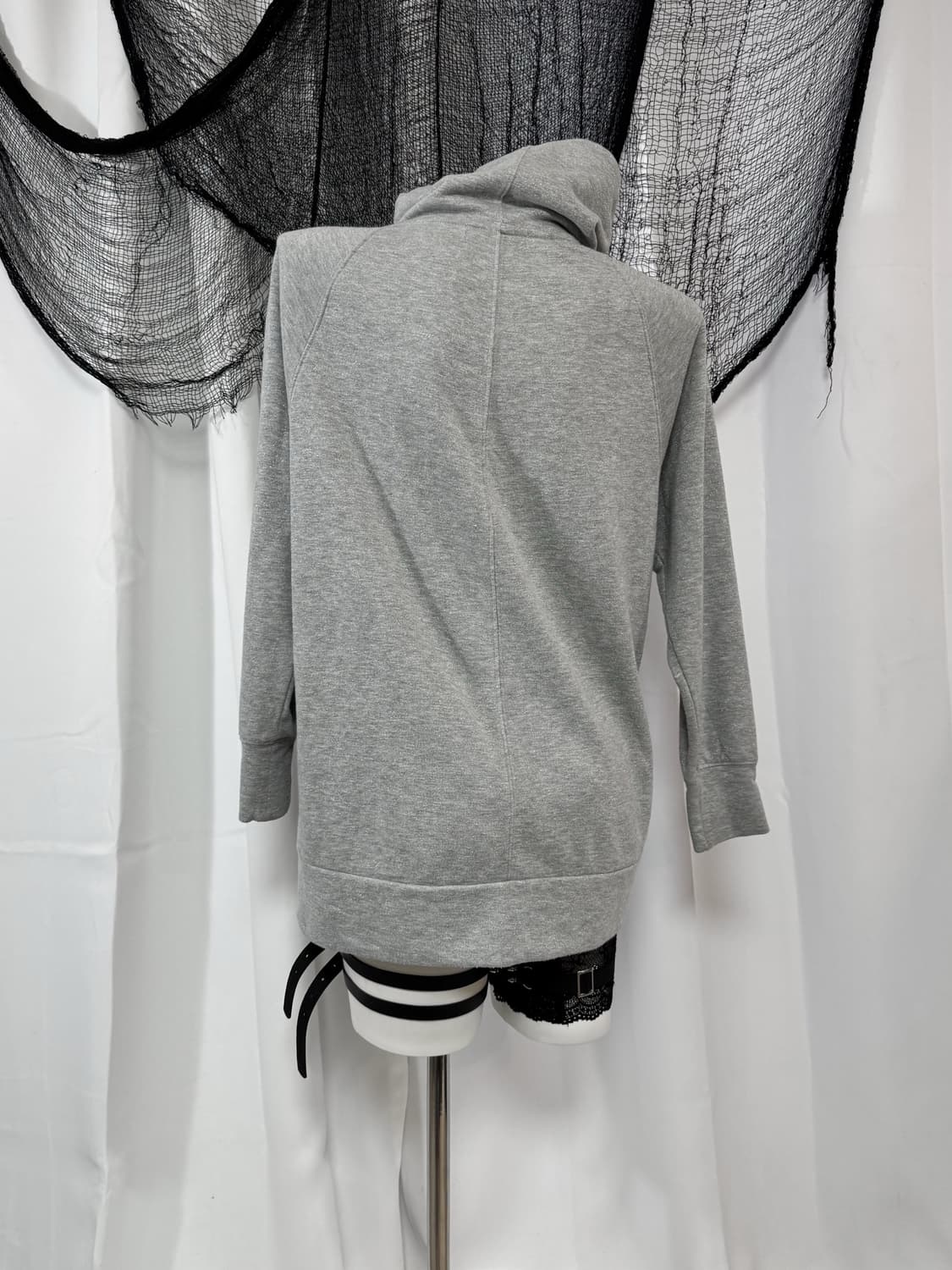 gray glitter zip up 상품이미지4