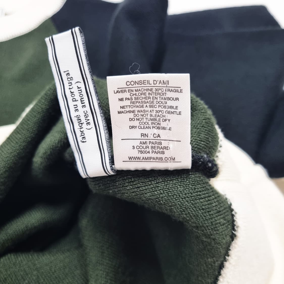 AMI PARIS 컬러 블럭 니트 - M 상품이미지7