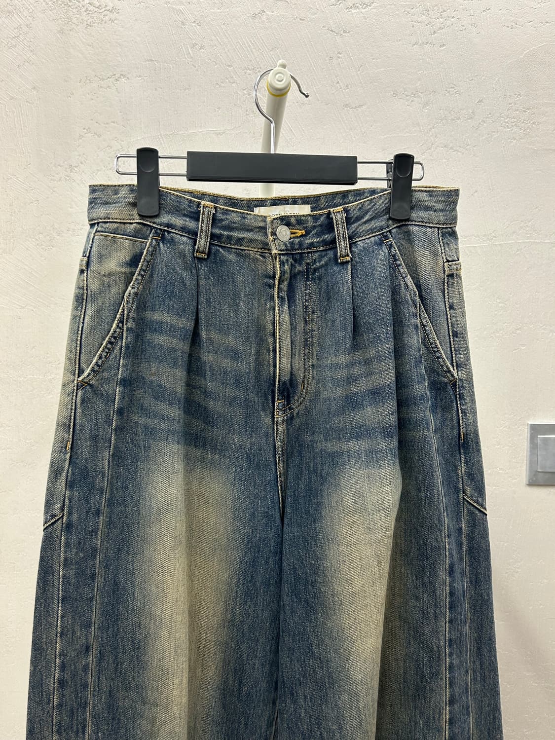 DOFF JASON(도프 제이슨) 빈티지 워싱 와이드 데님 상품이미지4