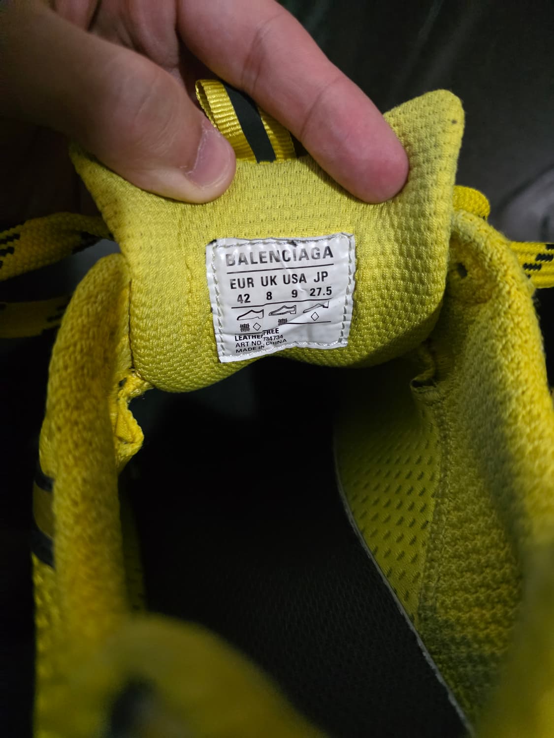 발렌시아가 3xl 옐로우 42 상품이미지7