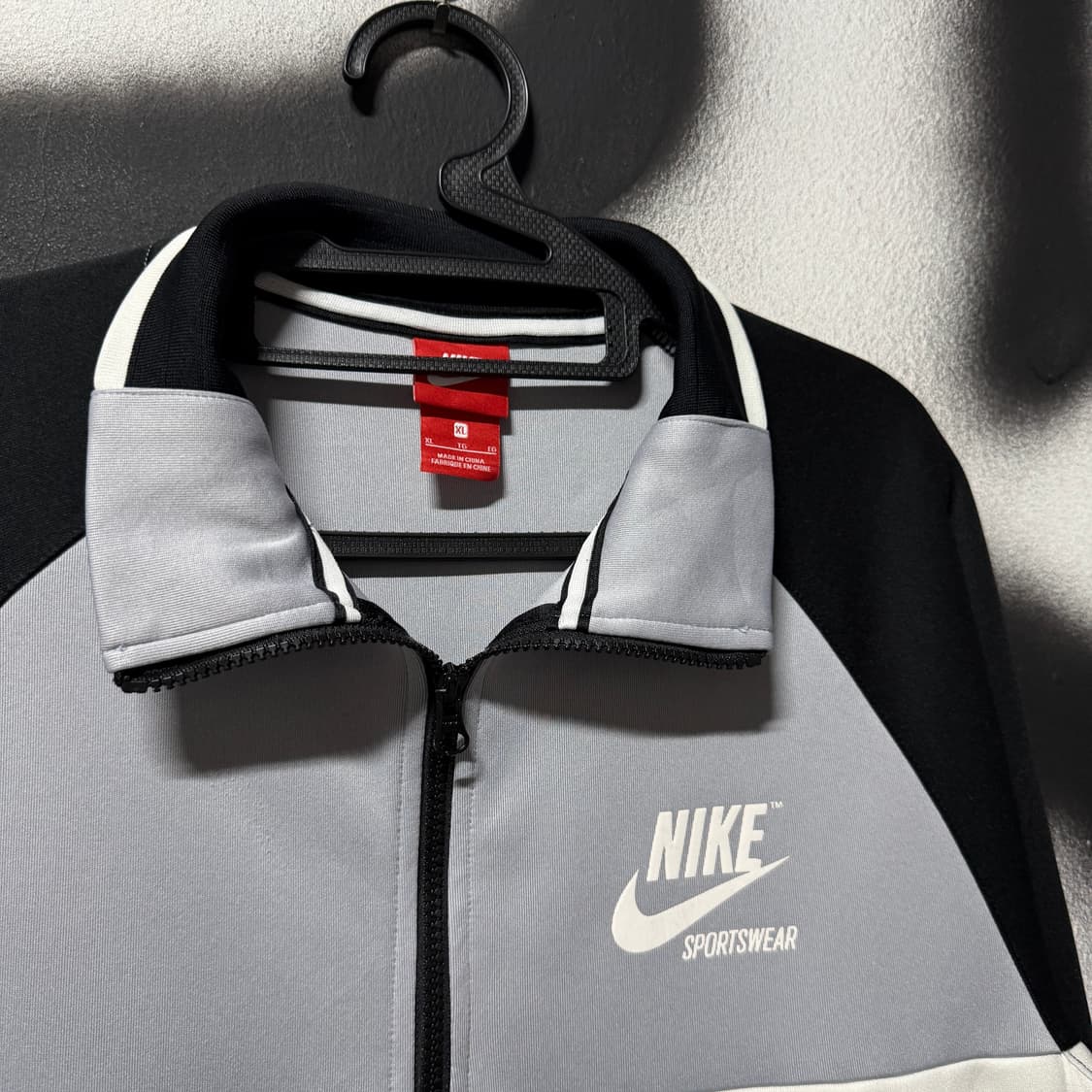 나이키 빅사이즈 스우시 올드스쿨 범고래 배색 트랙 져지 자켓 상품이미지3