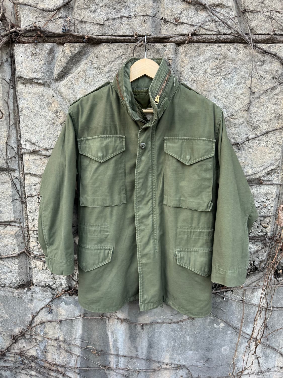 60~70s 미군 u.s.army 오리지널 m-65 필드 자켓 3세대 상품이미지1