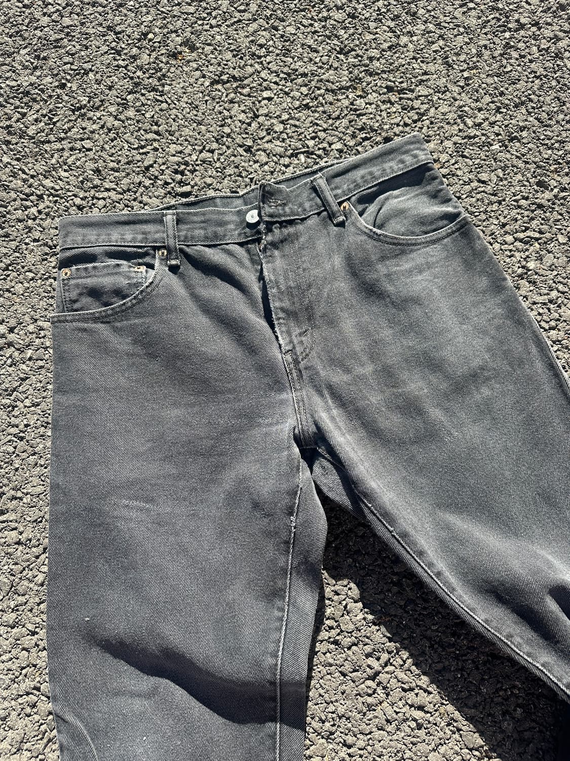 [33] 리바이스 517 흑청 부츠컷 데님팬츠 상품이미지5