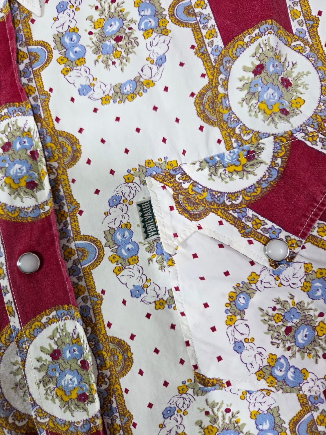 VERTE VALLEE 플로럴 웨스턴 셔츠 상품이미지5