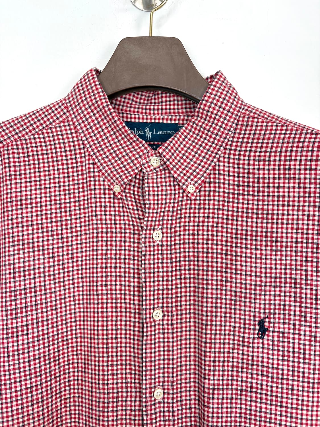 [5XL]POLO 레드체크 긴팔 셔츠 상품이미지4