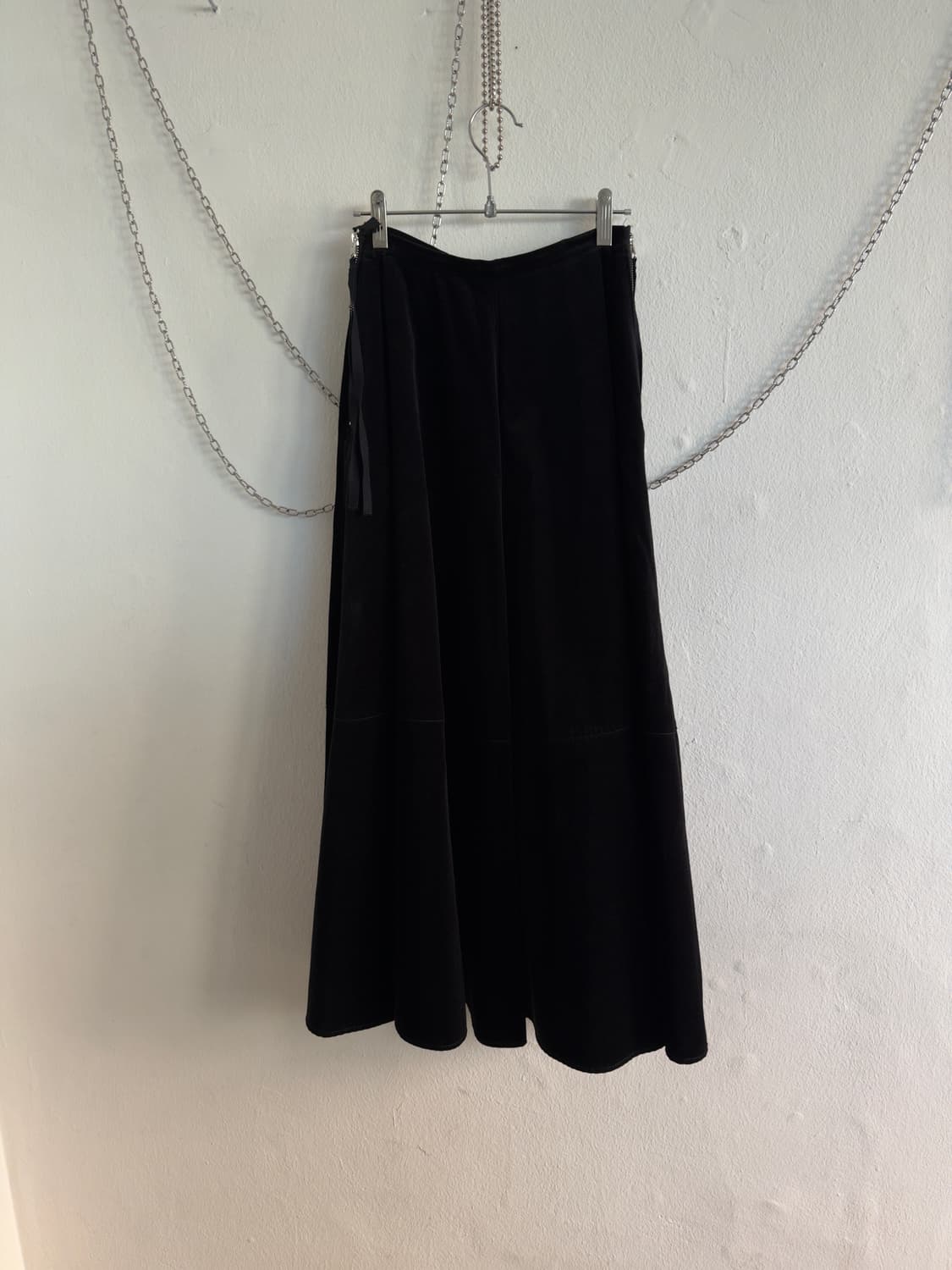 메종 마르지엘라 MM6 벨벳 플레어 롱스커트 상품이미지2