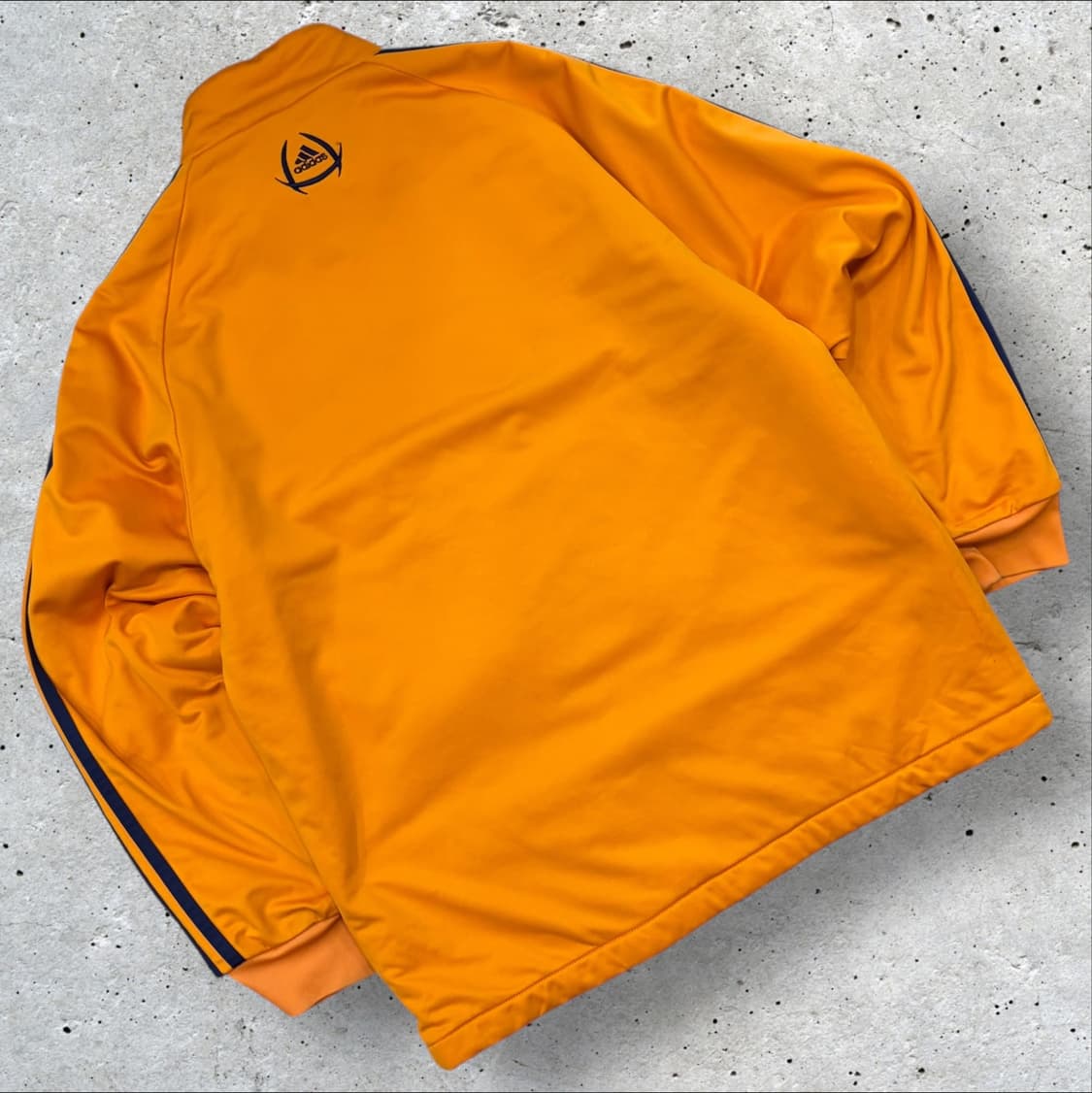[100] 00s 아디다스 풋볼 패티드 오렌지 삼선 트랙 자켓 B808 상품이미지2