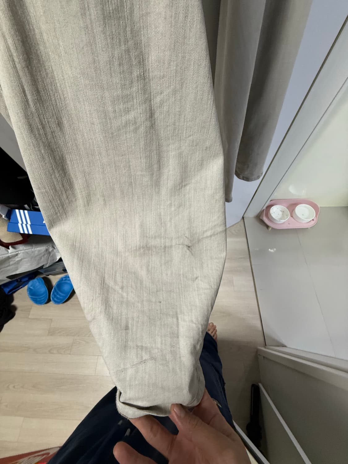 릭오웬스 그라데이션 바이어스 부츠컷 상품이미지3