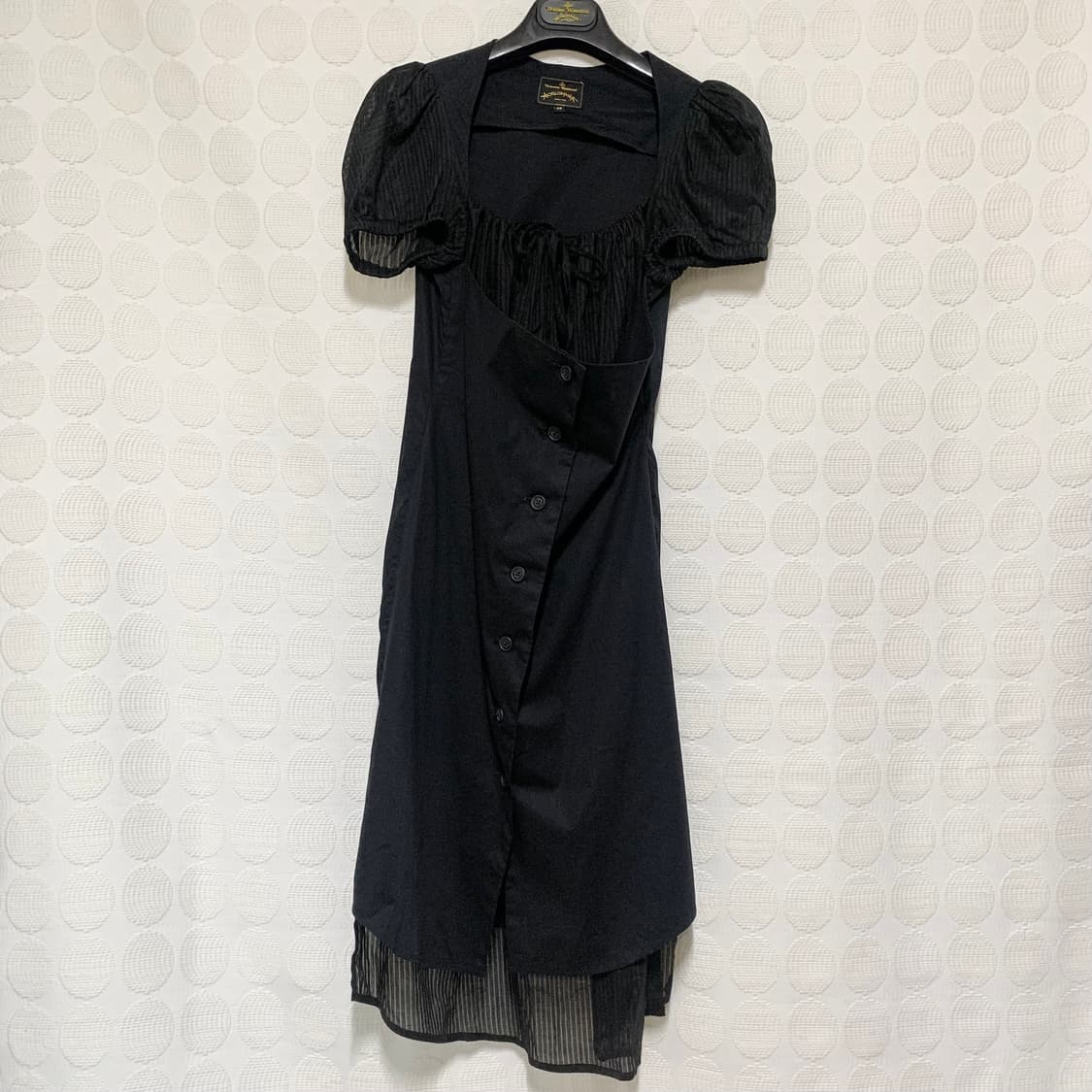 비비안웨스트우드 퍼프 소매 레이어드 원피스 상품이미지5