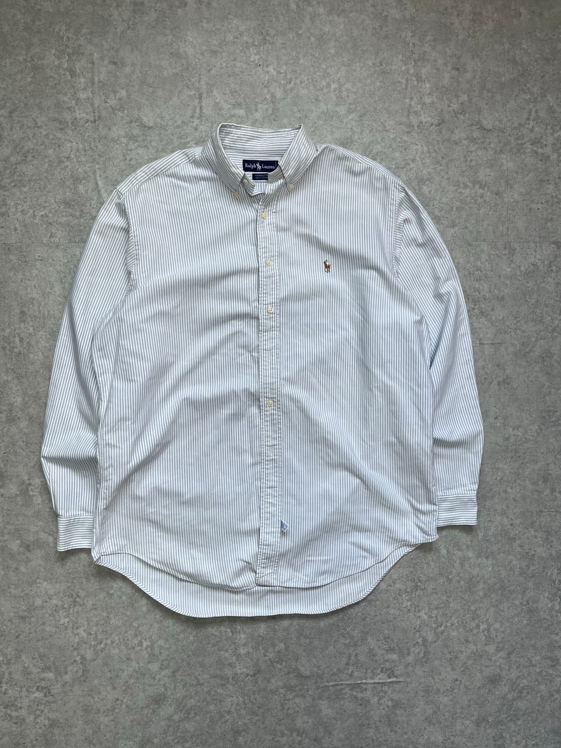 108) 폴로 블루 스트라이프 셔츠 상품이미지1