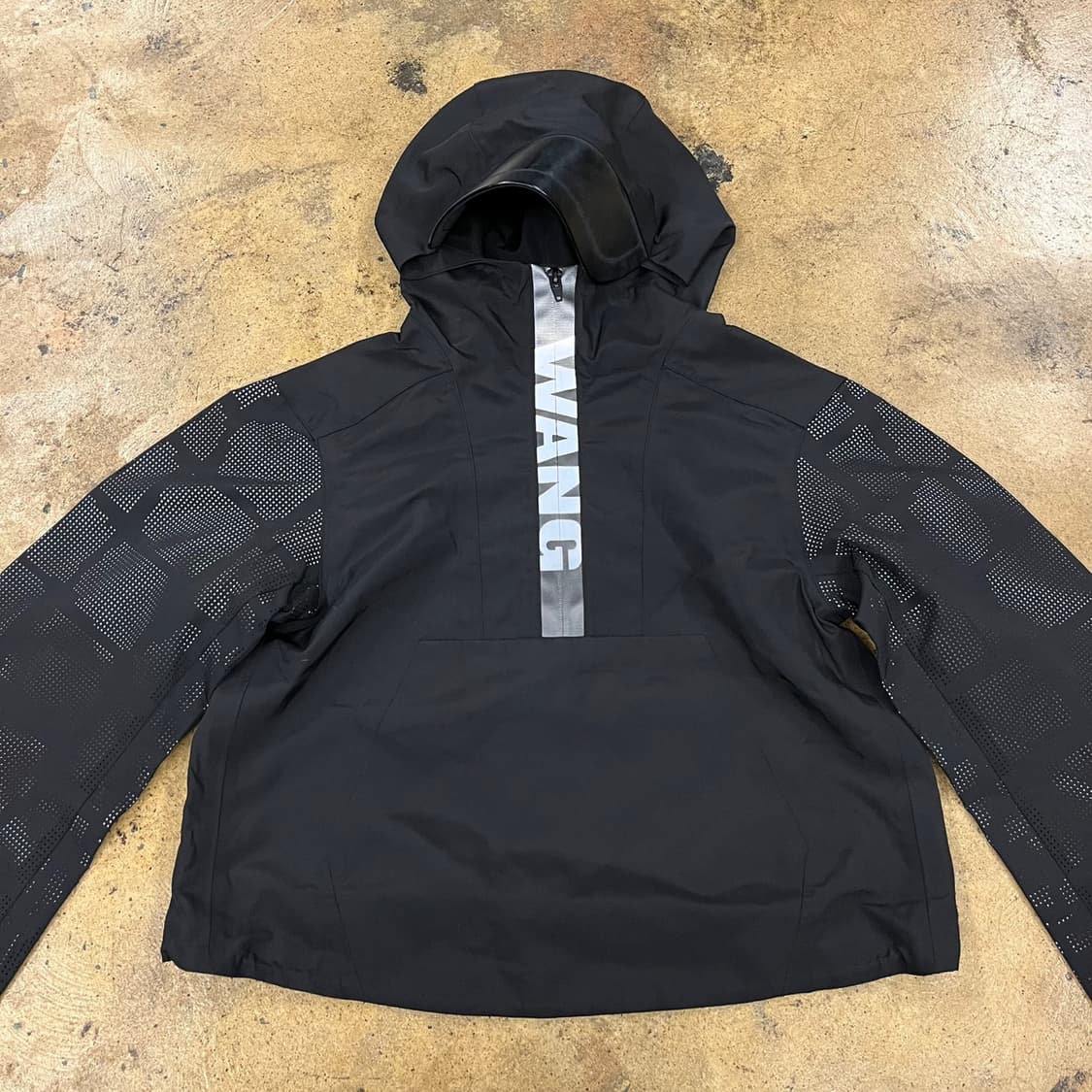[정품] 알렉산더왕 x h&m 블랙 후드 윈드브레이커 자켓 b17 상품이미지3