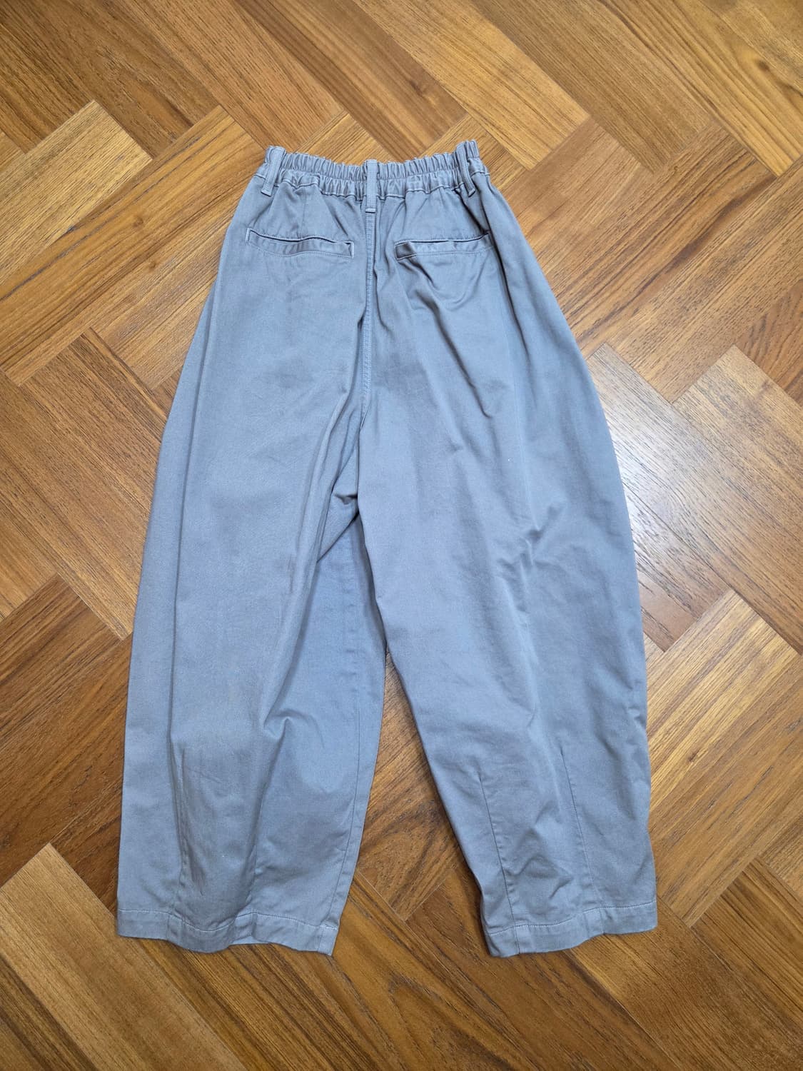 Harvesty 그레이 코튼 벌룬 팬츠 상품이미지4