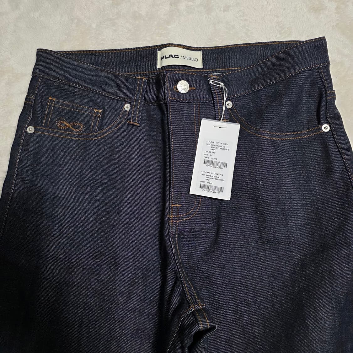 (32)플랙 메르고 스트레이트 셀비지 데님 팬츠 상품이미지2