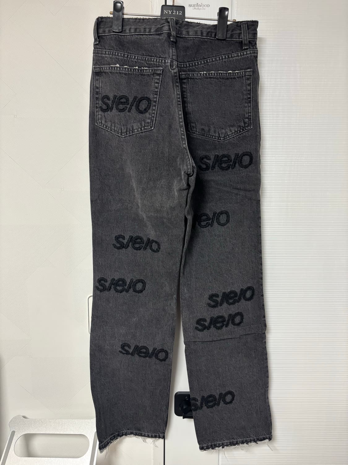 (1) SEO 서 에스이오 엠브로이더리 데님 팬츠 상품이미지3