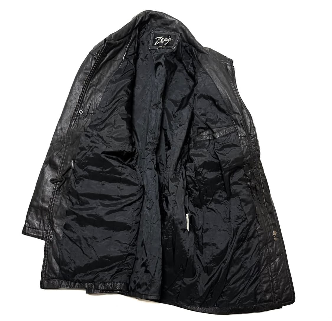 Zenia - 레더 코트 상품이미지3