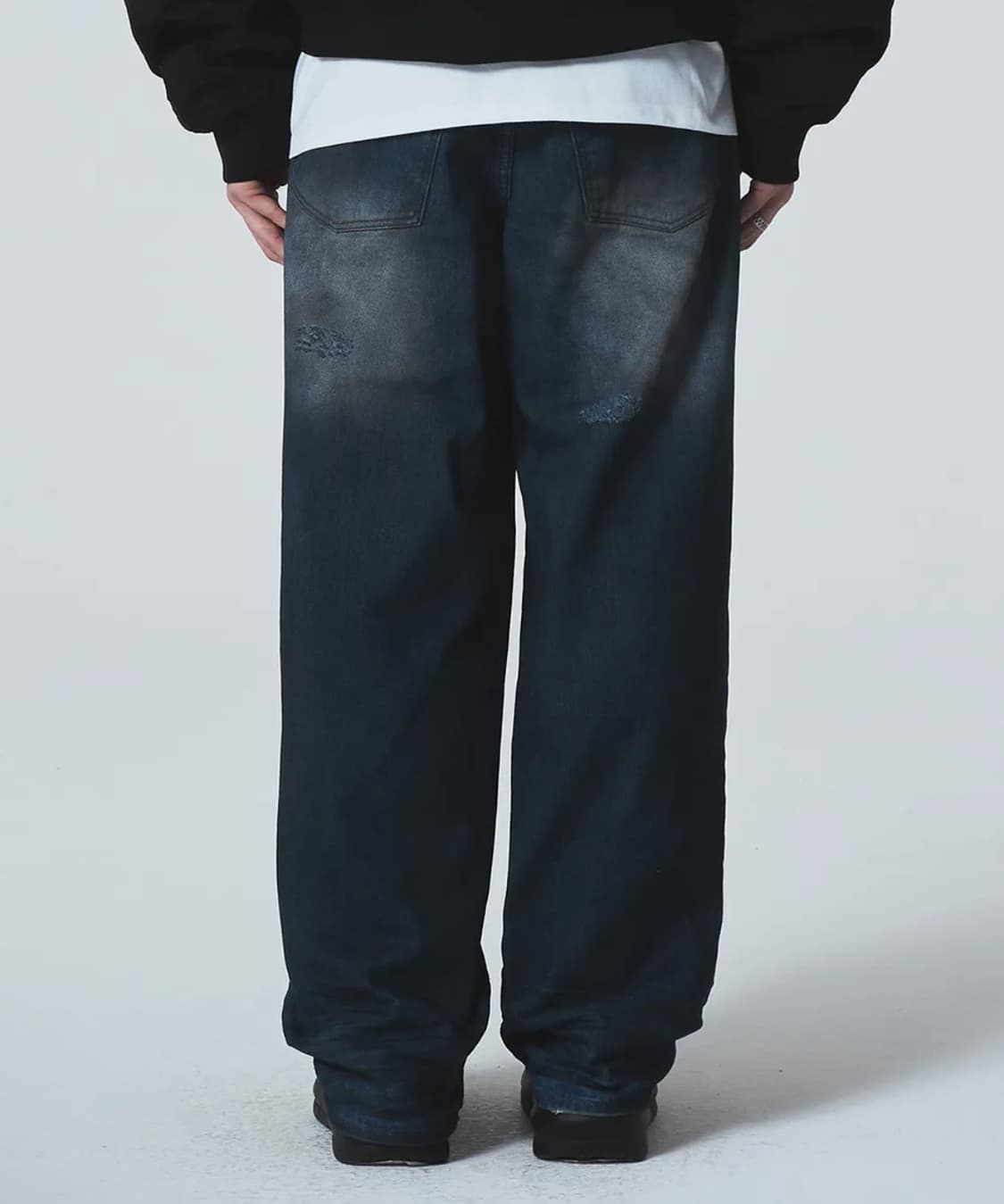 메종미네드 인디고 와이드 데님 팬츠 청바지 L 상품이미지3