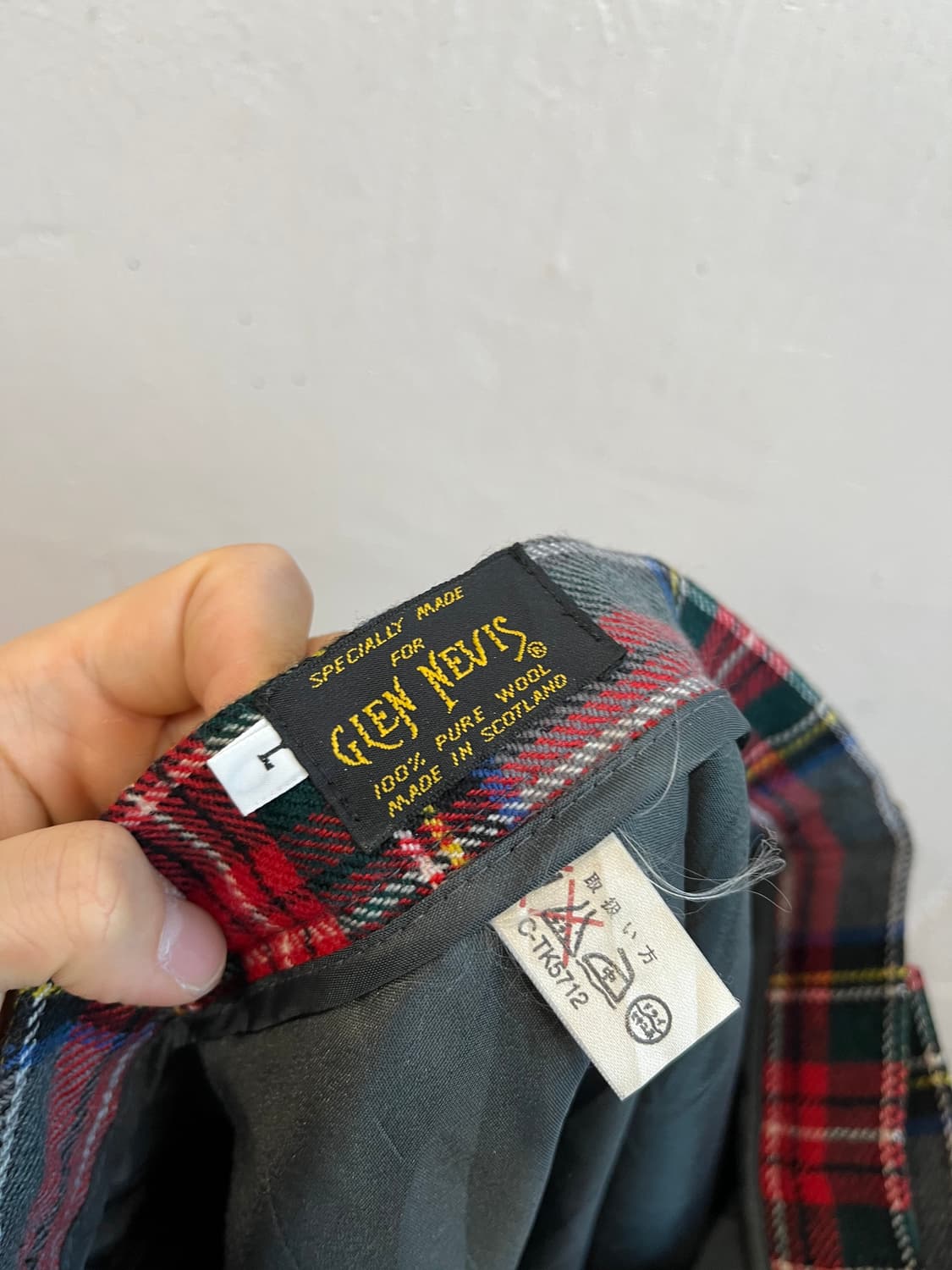GLEN NEVIS 울 클래식 랩스커트 Made in SCOTLAND 상품이미지2