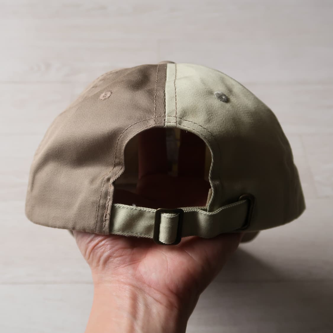 빈티지 스투시 카키 투 톤 캡 모자 상품이미지5