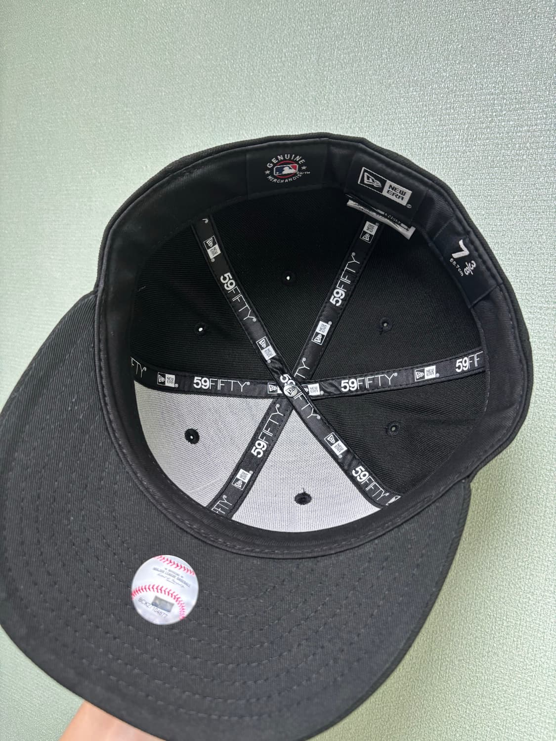 뉴에라 LA 다저스 베이직 피티드캡 블랙ㅣMLB 사이즈캡 야구 모자 볼캡 상품이미지4
