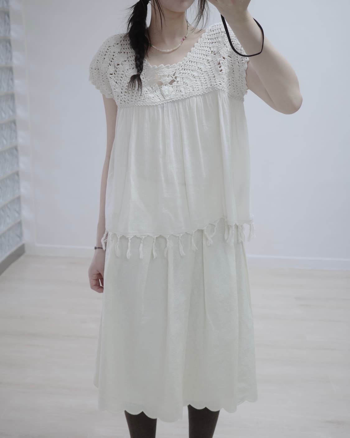 American eagle outfitters tassel blouse 상품이미지3