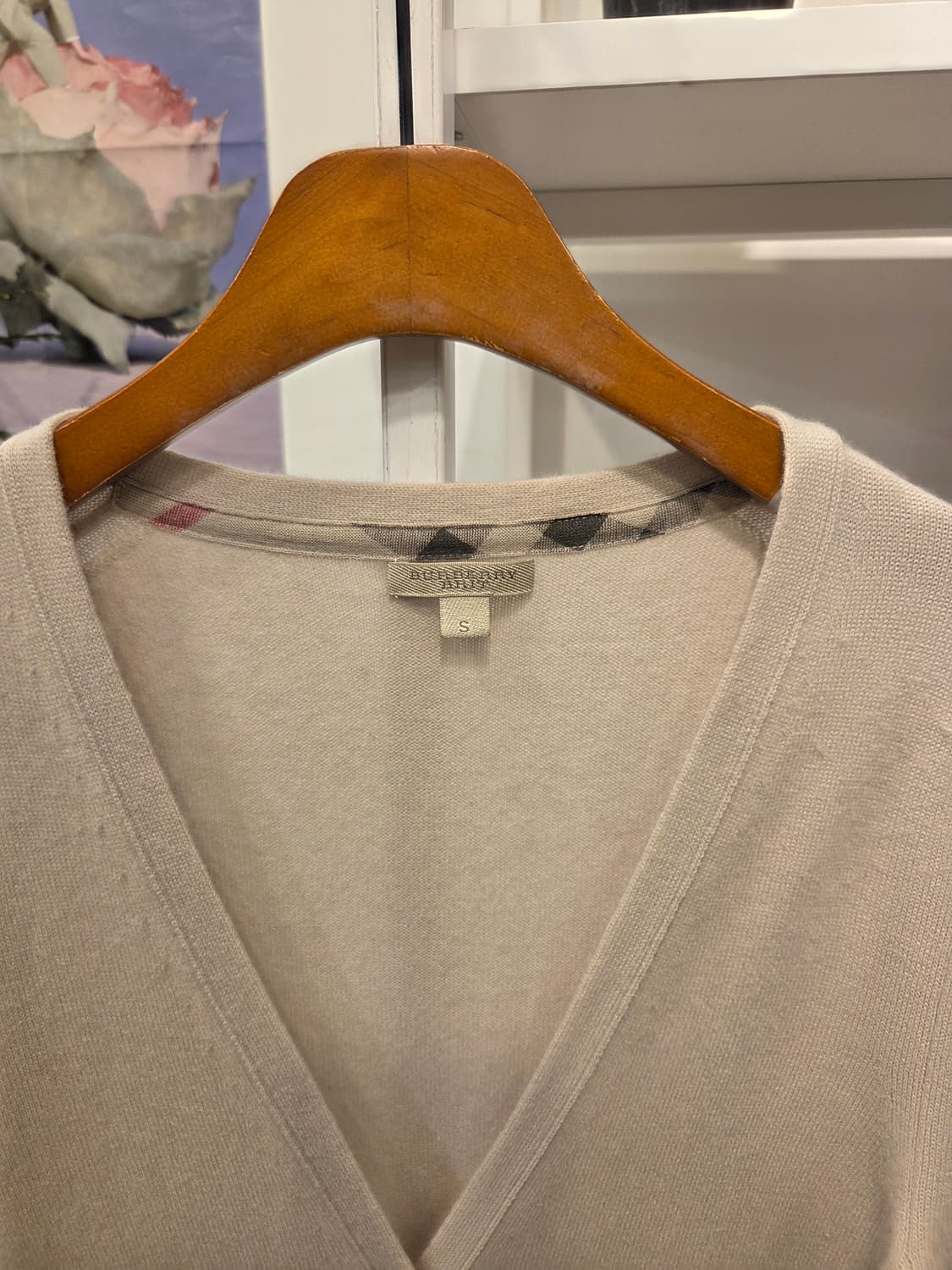 버버리 캐시미어 100 가디건 상품이미지2