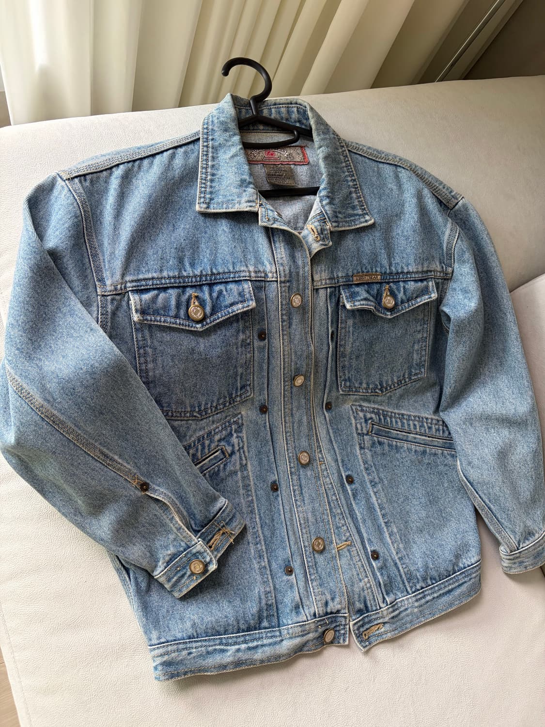 빈티지 여성 청자켓 상품이미지1