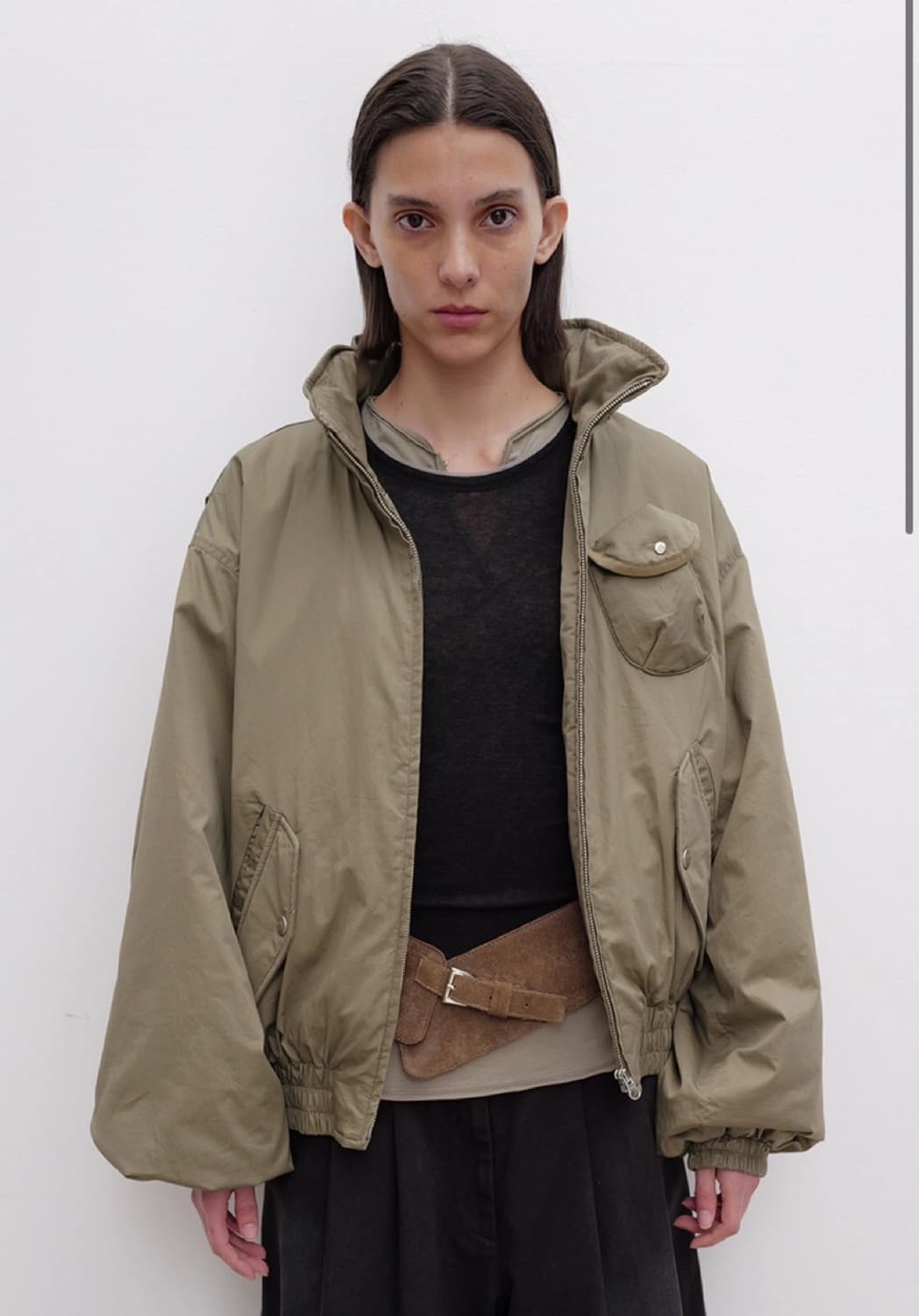 [M] 오픈와이와이 코튼 카고 봄버 자켓 카키 OPEN YY 상품이미지1