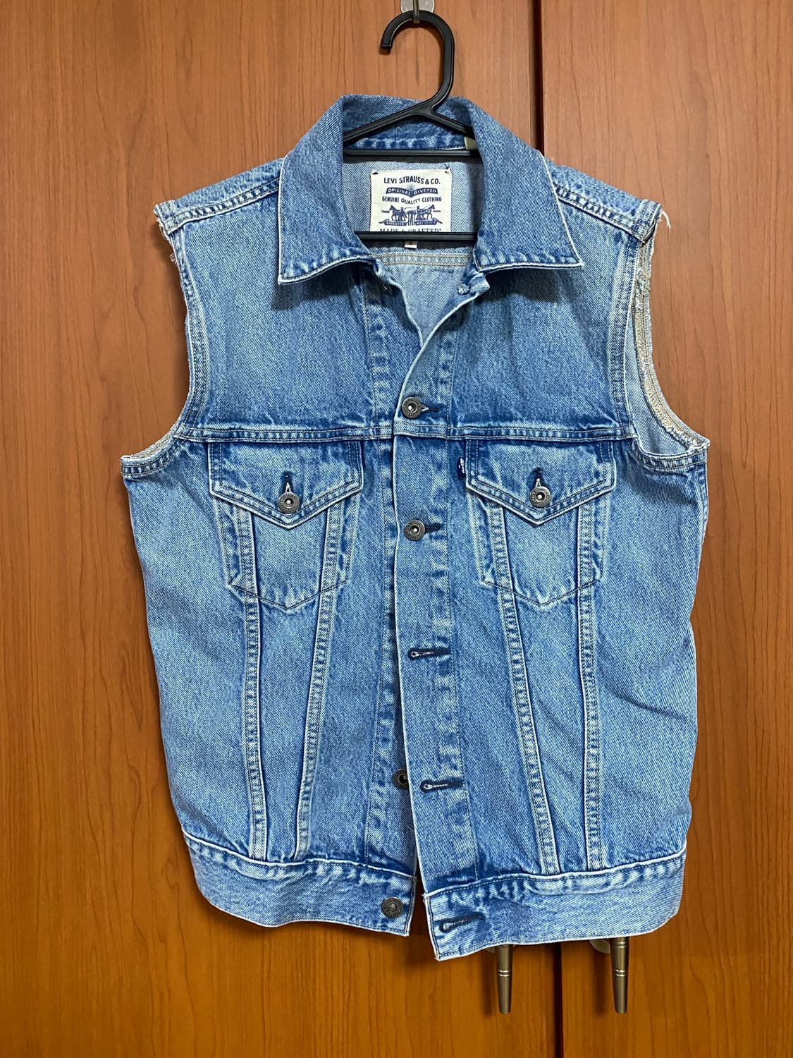 [LEVIS] 여성용 LMC 리바이스 블루탭 베스트 S사이즈 상품이미지1