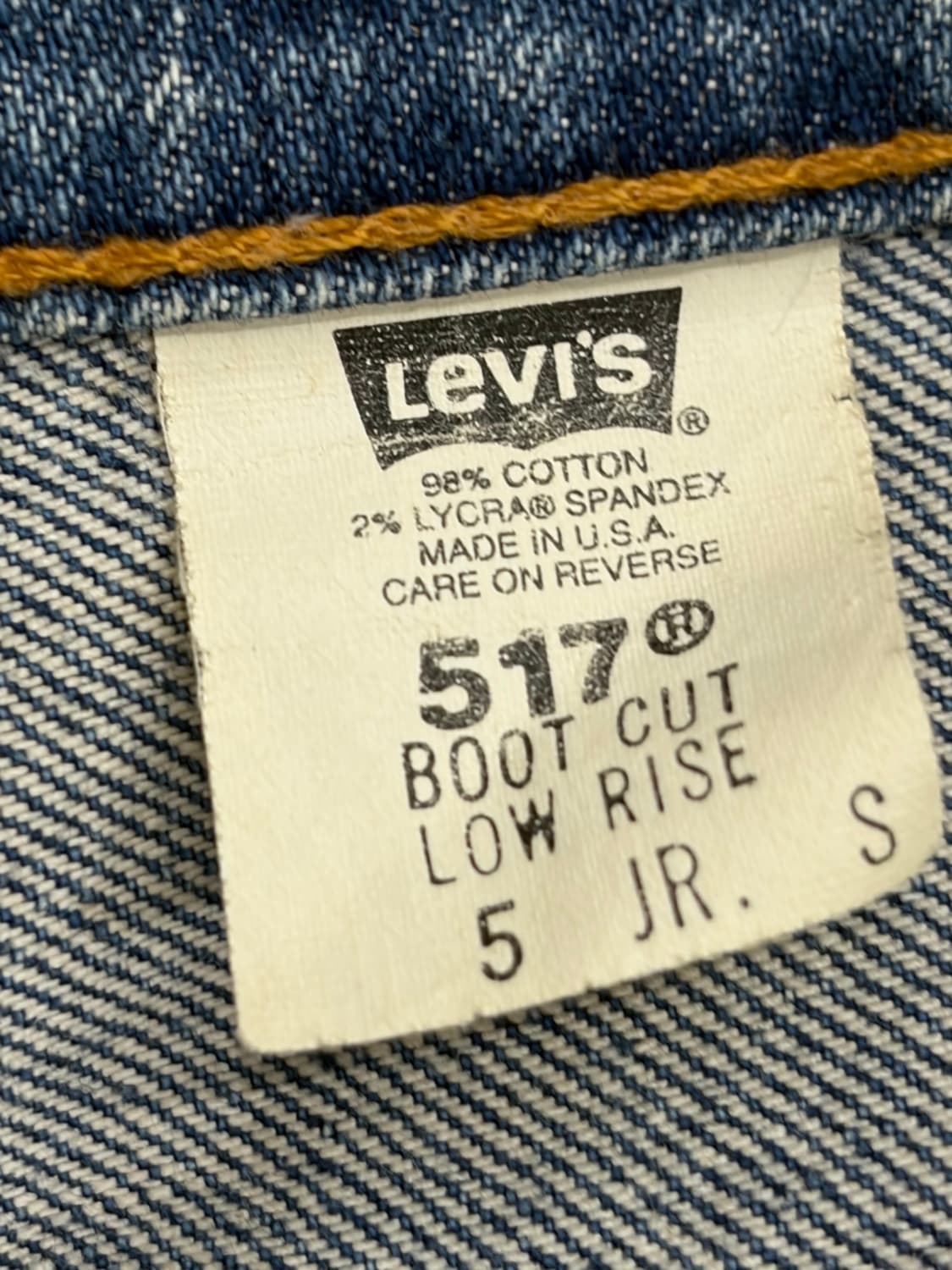 90s Levis 517 made in USA 상품이미지7