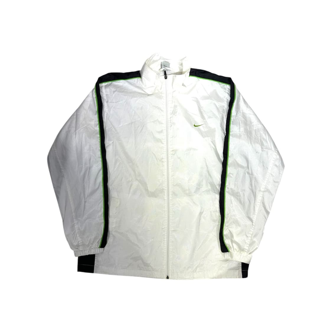 00s  나이키 화이트 바람막이 블랙 사이드 라인 자켓 XL 상품이미지5