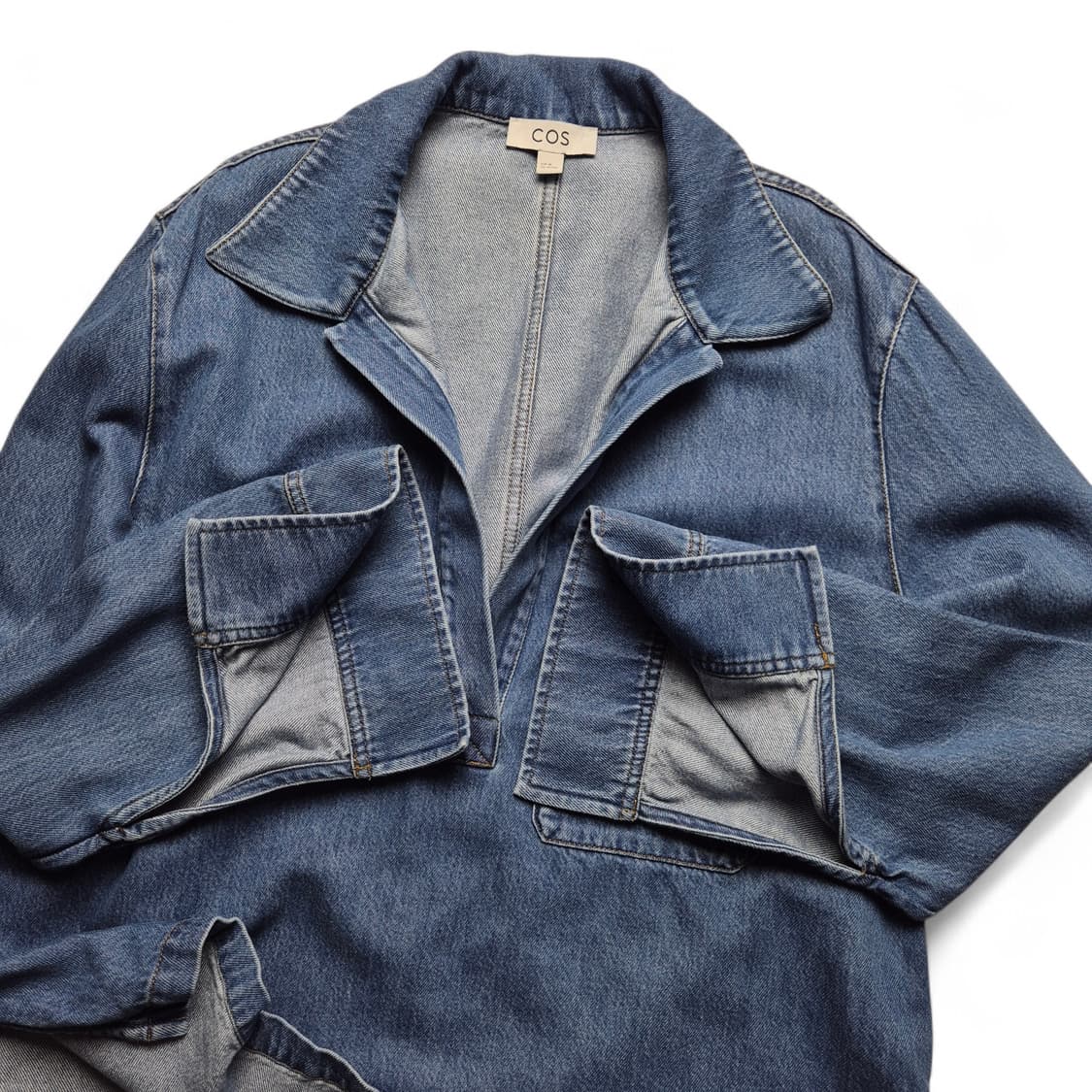 [38] 코스 칼라드 V넥 데님탑 상품이미지7