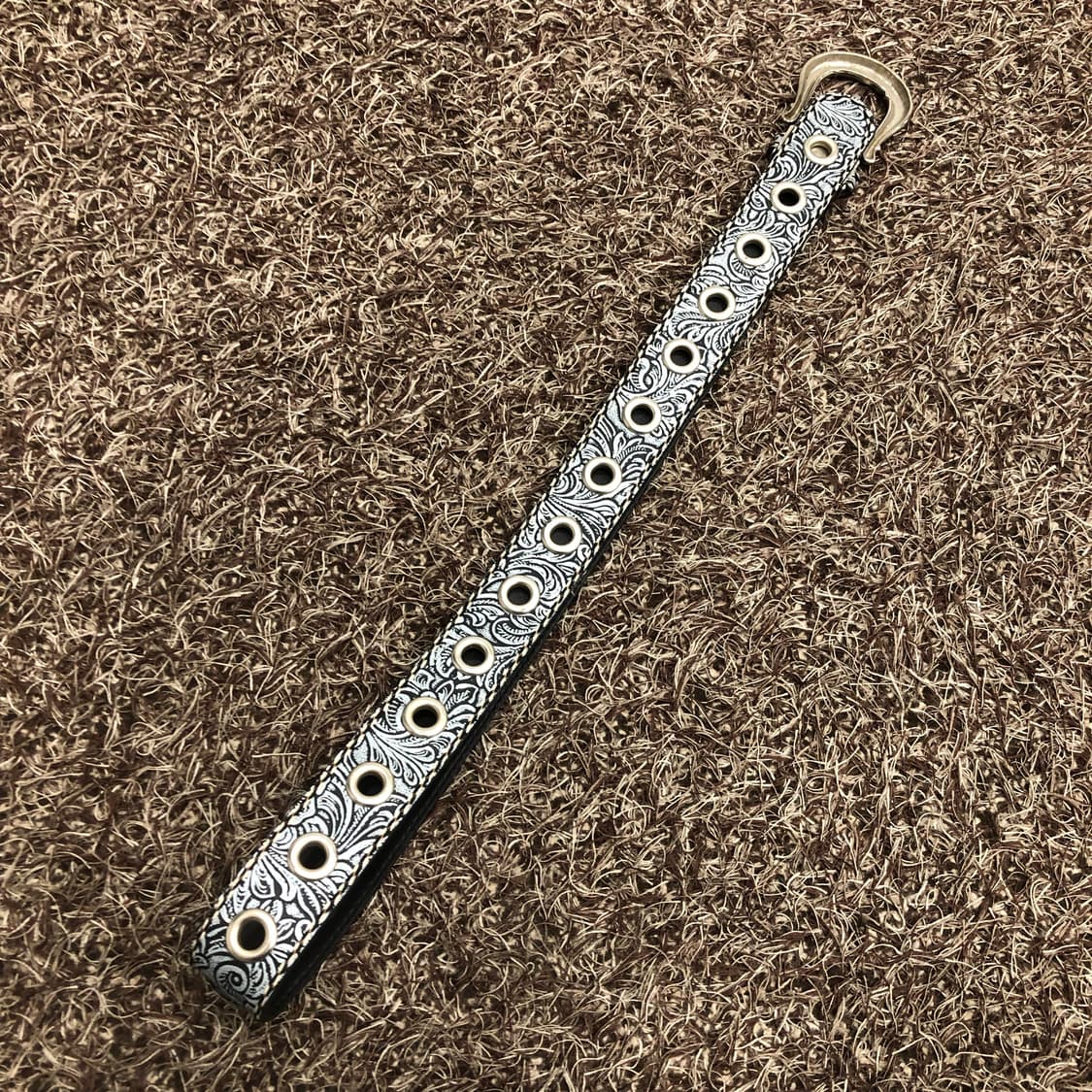 ALPACHINO 패턴 아일렛 벨트 상품이미지4