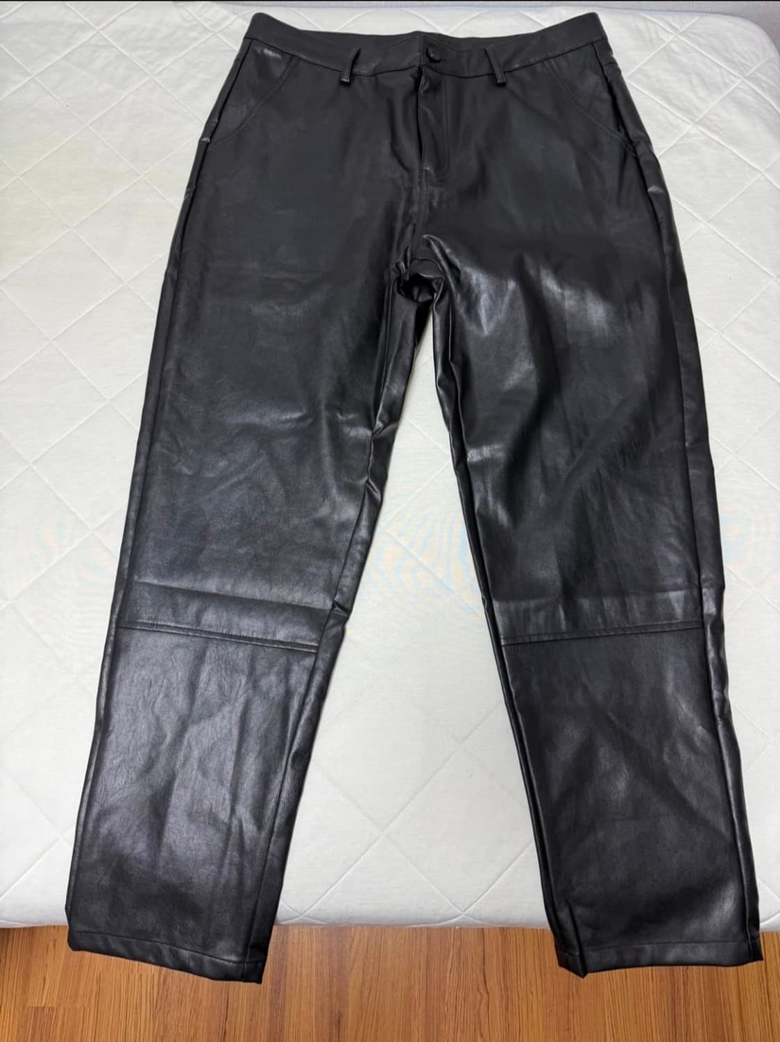 빈티지 레더 곱창 팬츠 상품이미지2