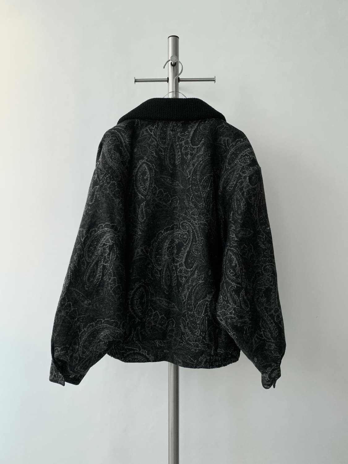 Jacquard Wool Bomber Jacket 상품이미지4