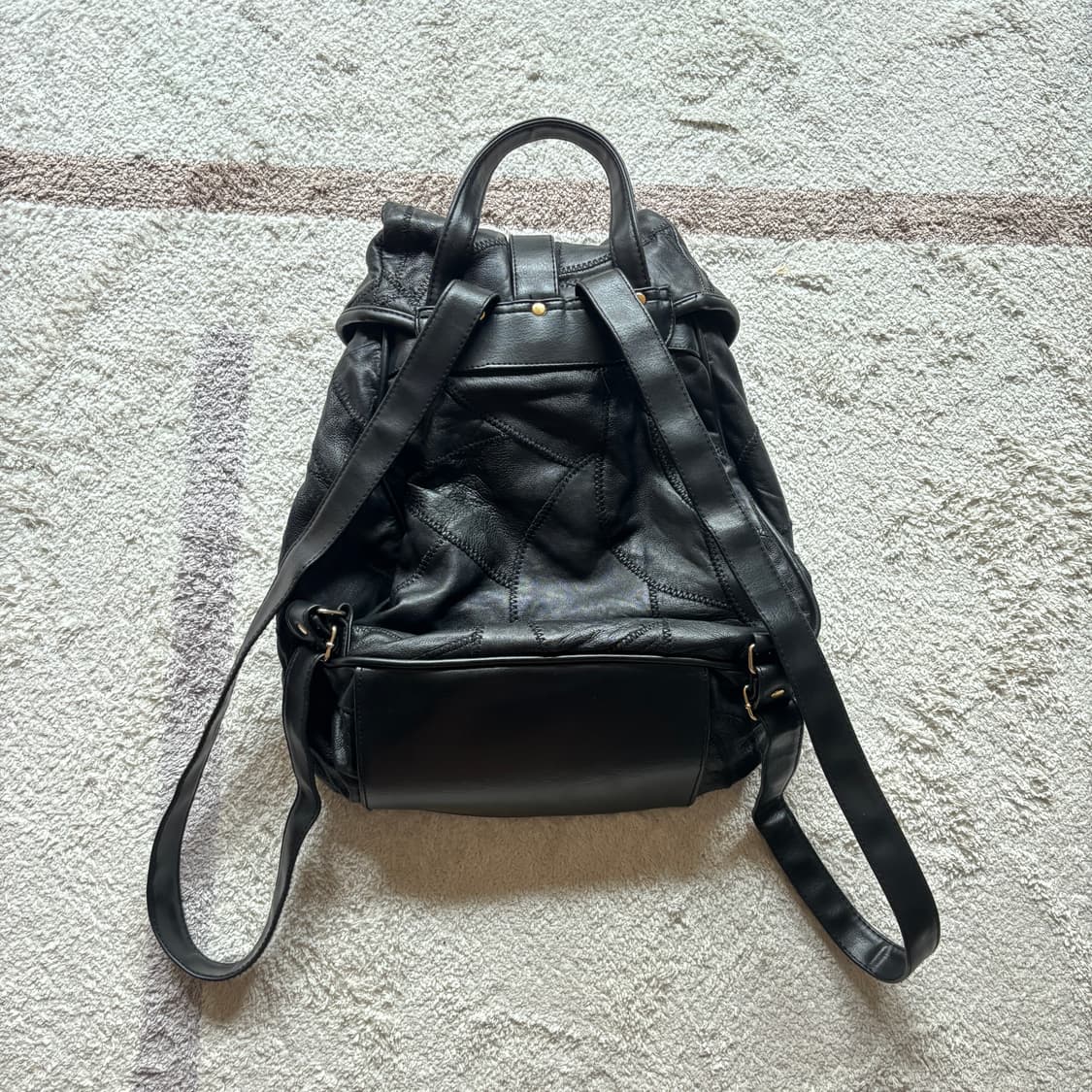 빈티지 레더 백팩 상품이미지2