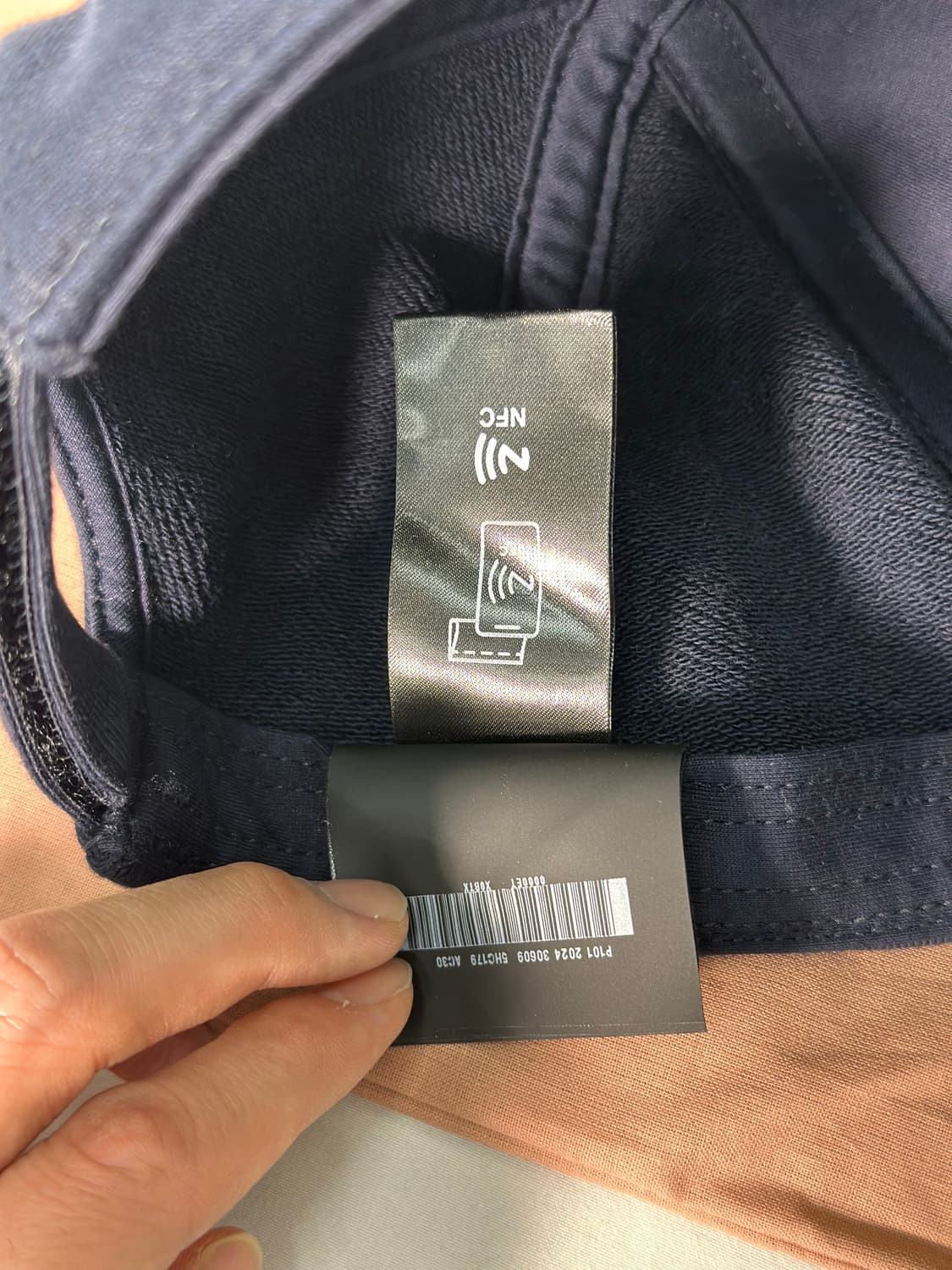 [정품]미우미우 데님 베이스볼 캡 네이비 상품이미지9