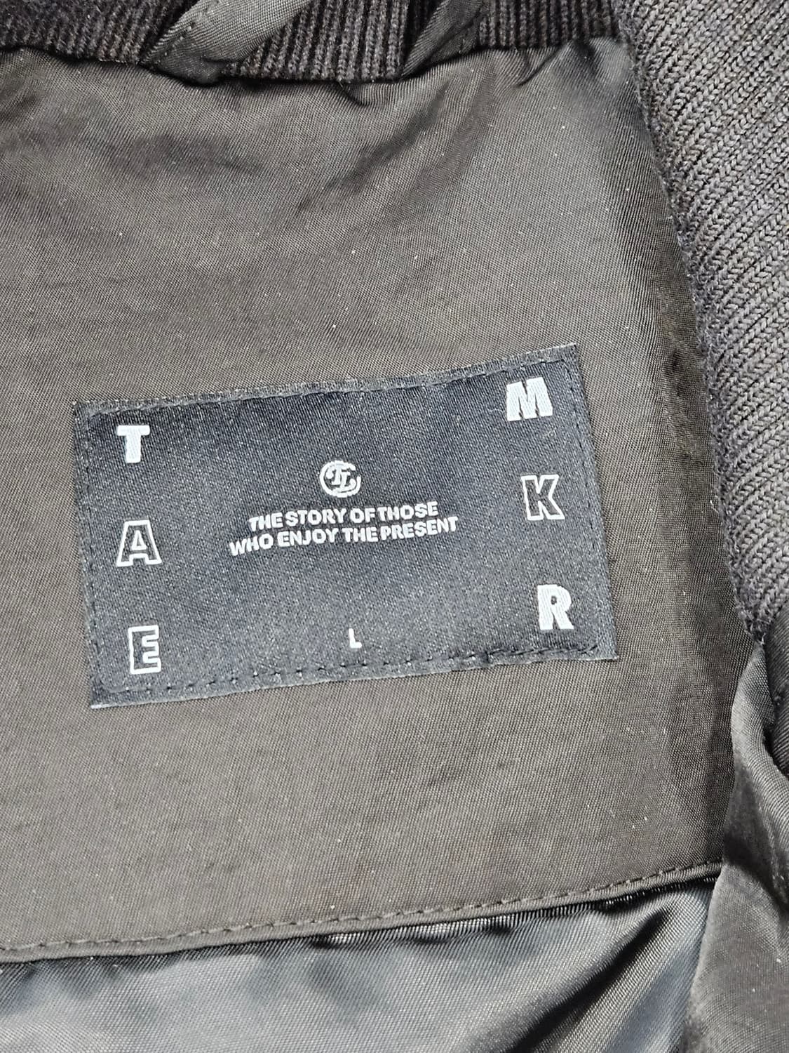 블랙 봄버 점퍼  상품이미지3