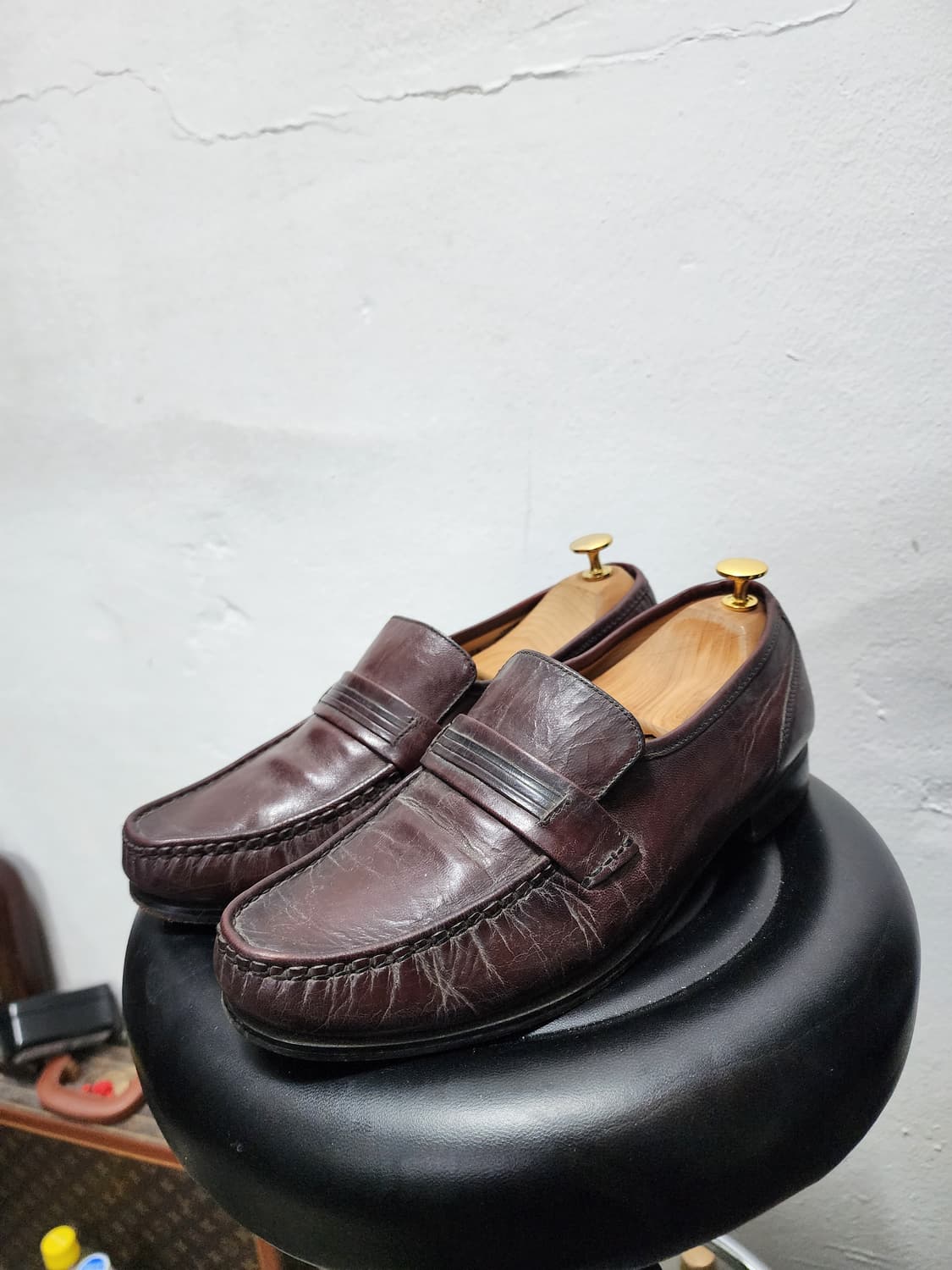 Nunn Bush 리얼레더 빈티지 로퍼 상품이미지1