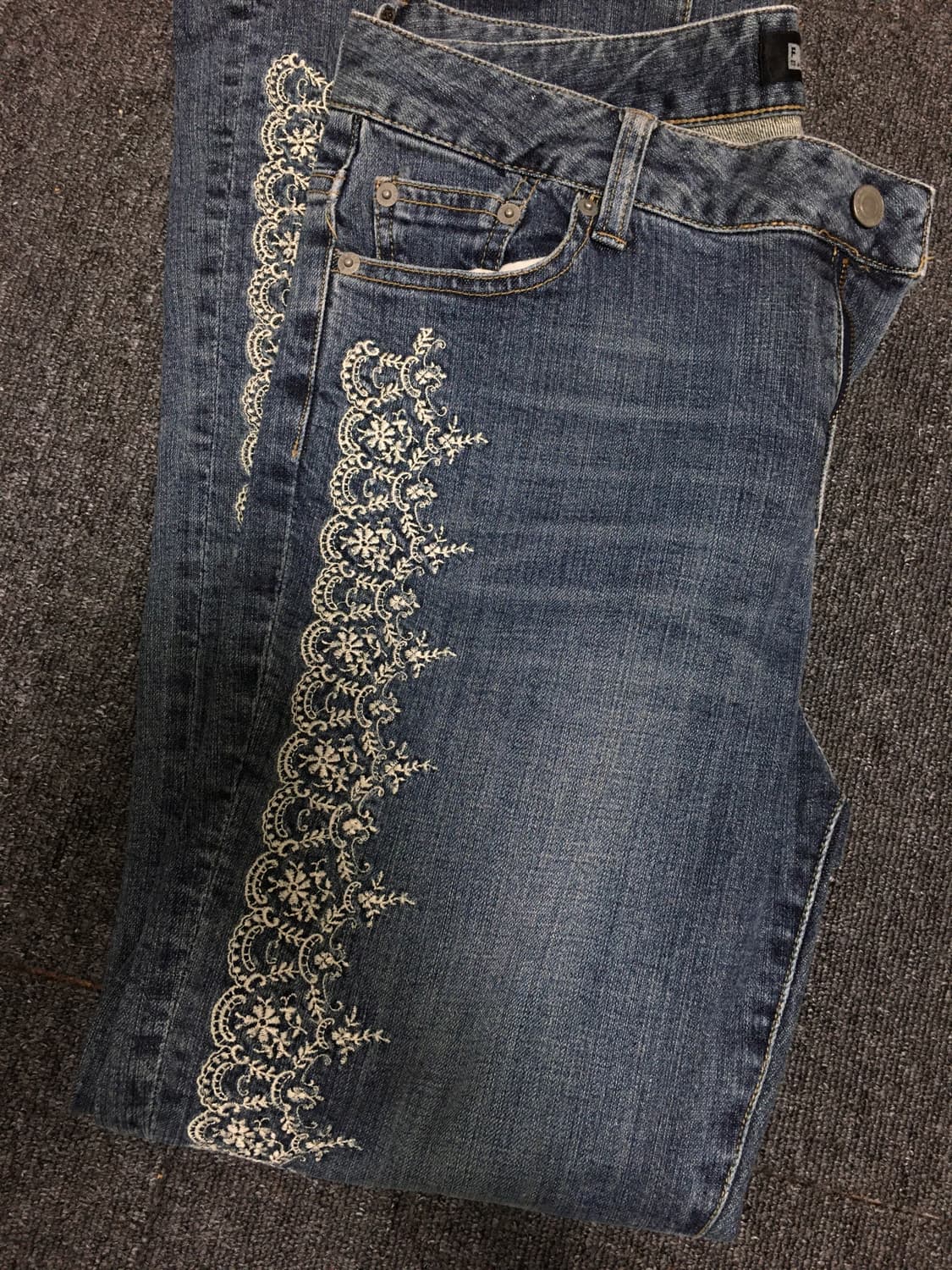 레이스 청바지 상품이미지3