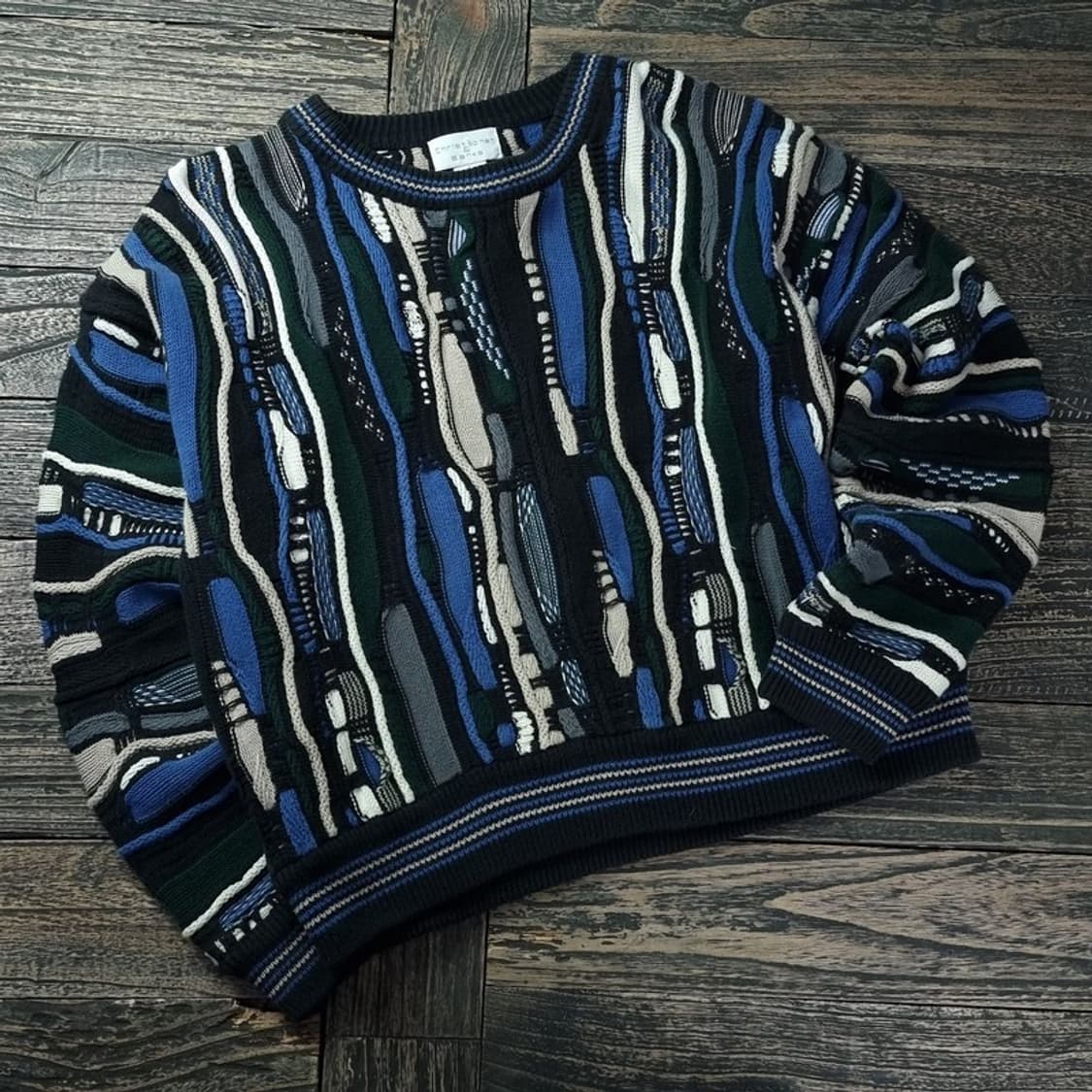 [빈티지] 3D 케이블 쿠지맛 니트 M17953 상품이미지1