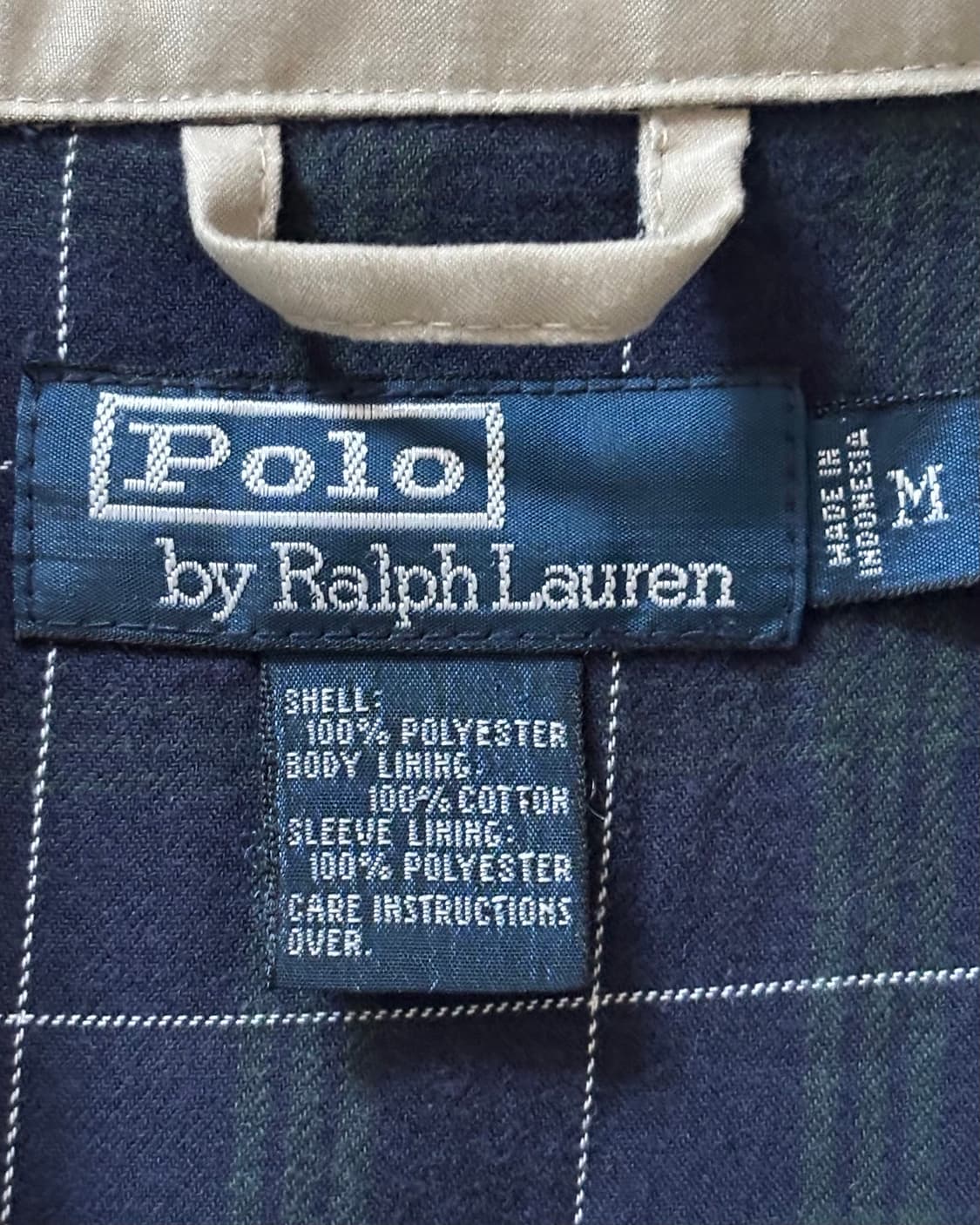 Polo 폴로 랄프로렌 베이지컬러 폴리쉘 헤링턴 자켓  상품이미지6