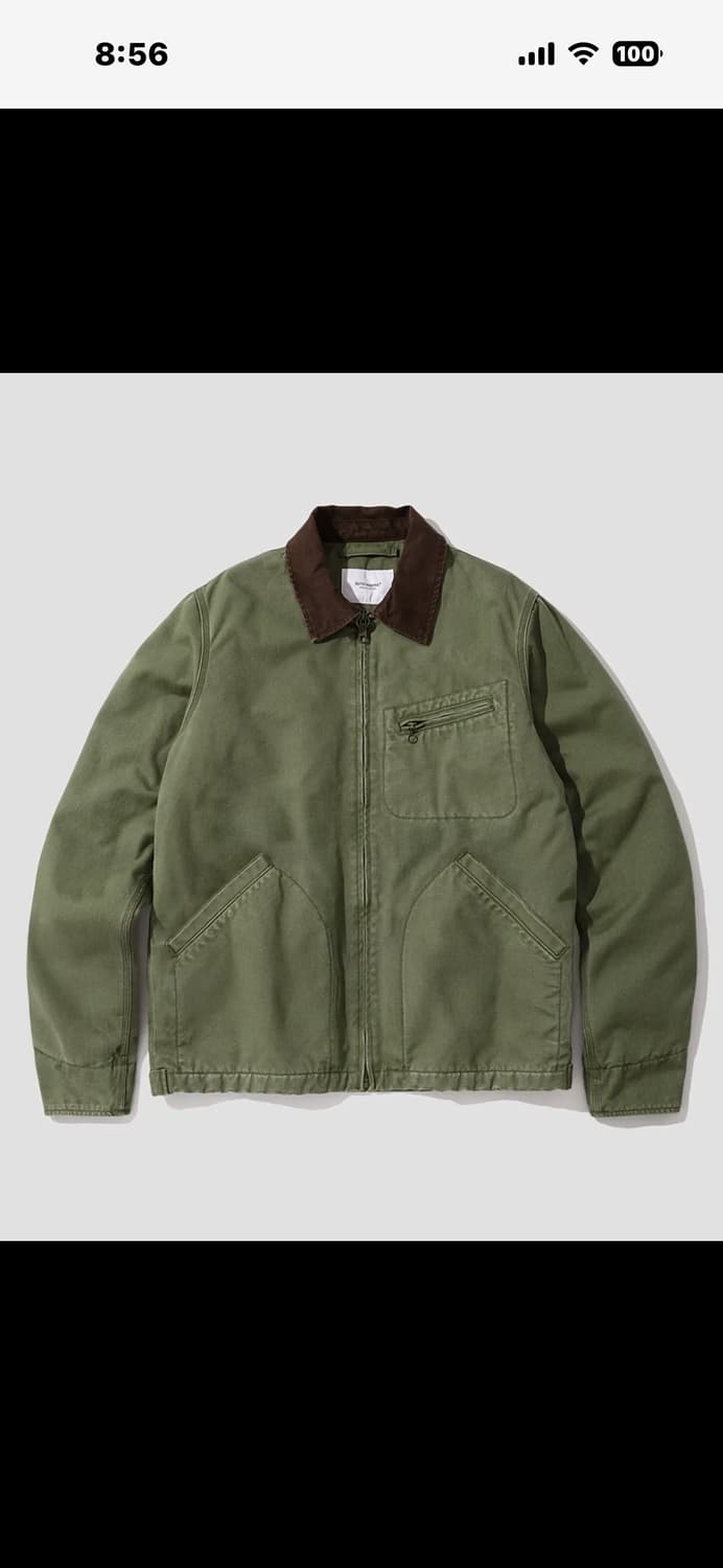 아웃스탠딩 워크 자켓 올리브 s 상품이미지1