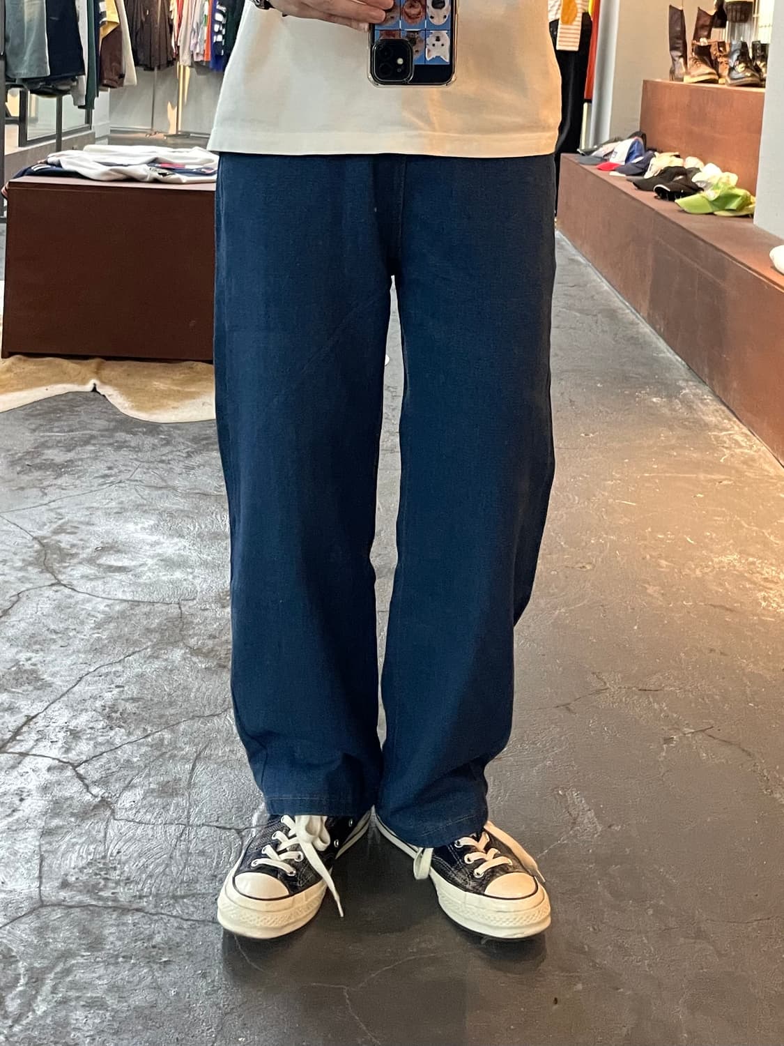 빈티지 슬림 데님 팬츠 H79 상품이미지2