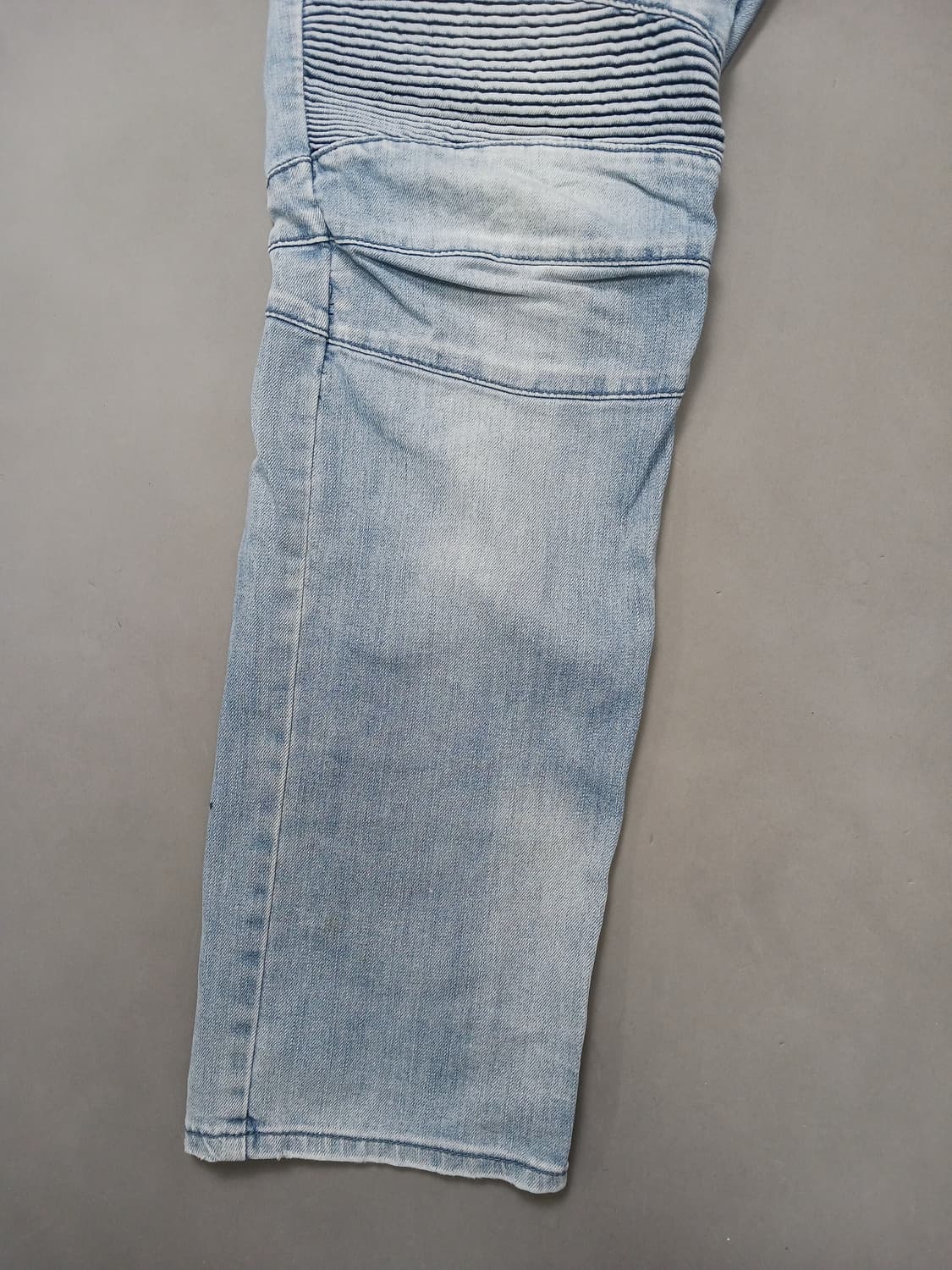 [36] 발망 연청 바이커진 청바지 상품이미지3