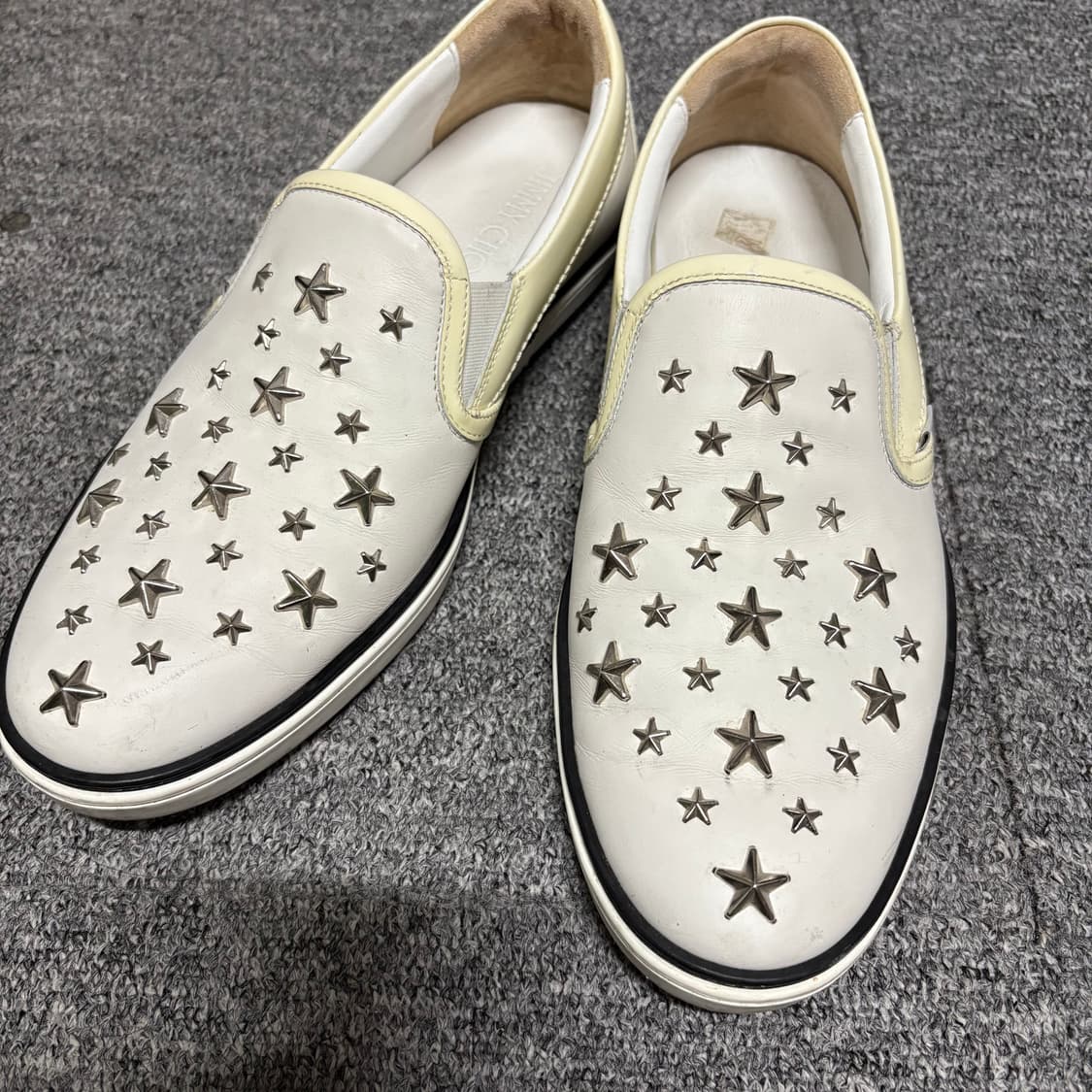 지미추 스타 스터드 레더 슬립온 스니커즈 44 280-290 상품이미지1